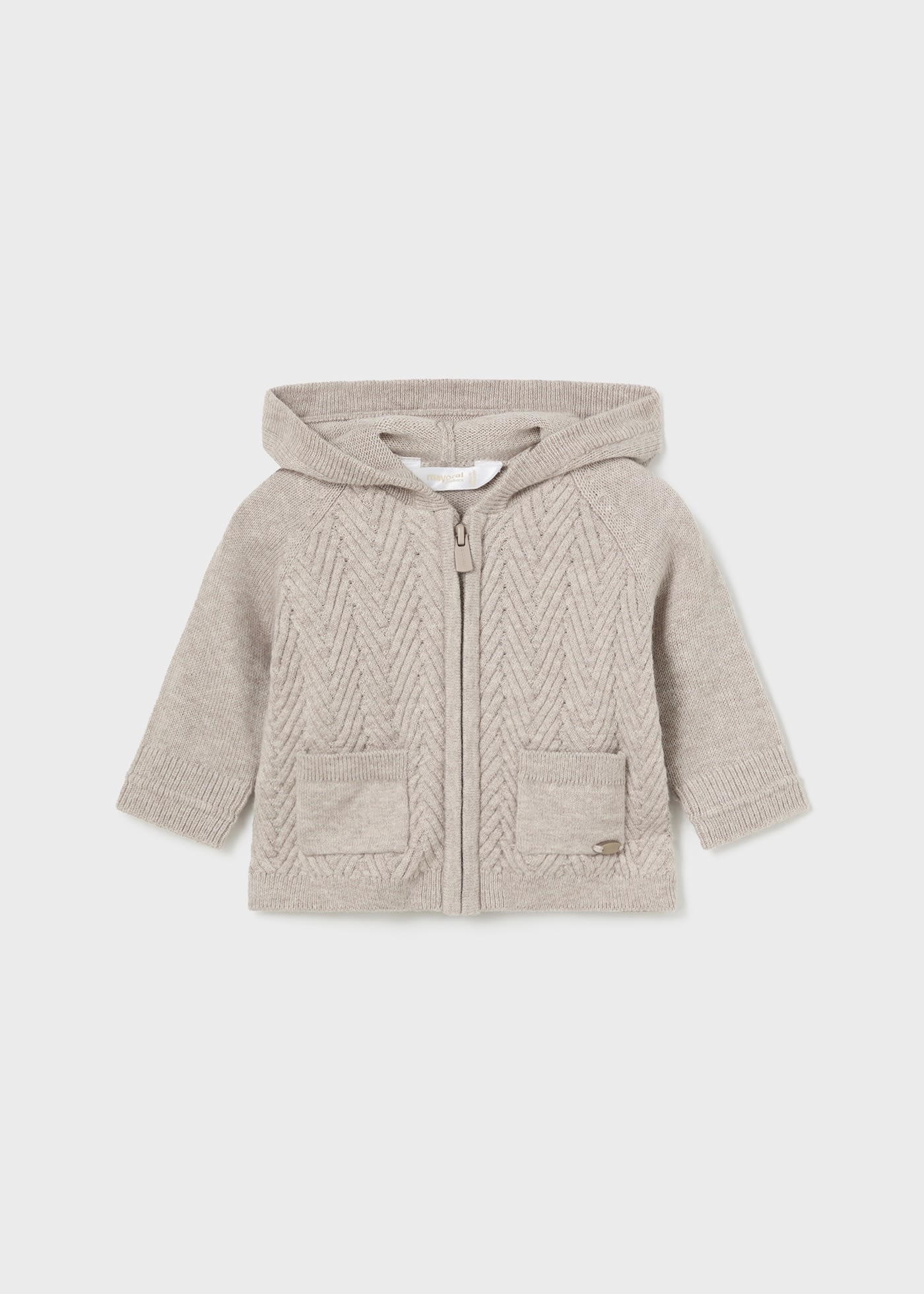 Newborn Boy Tricot Zip Jacket