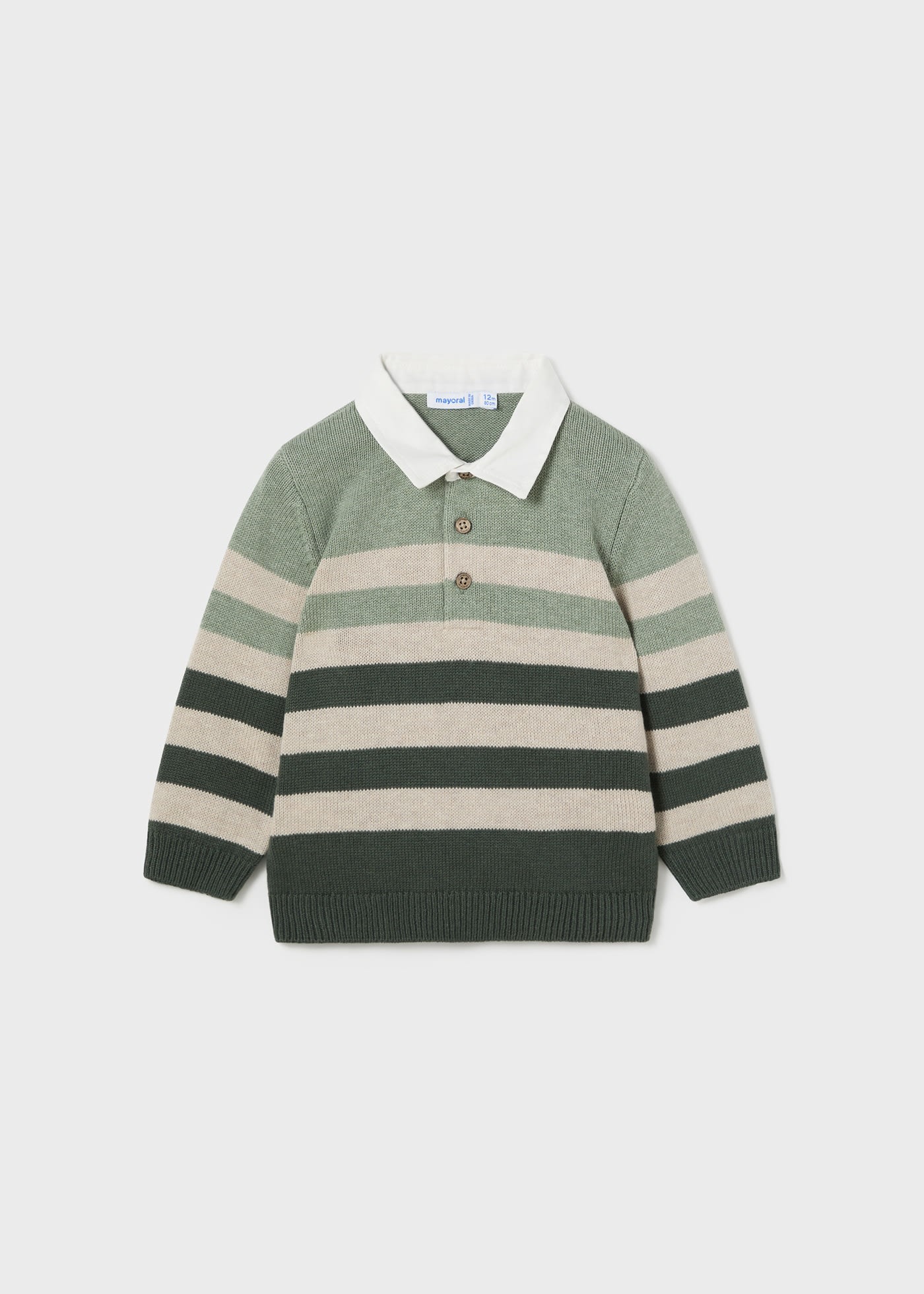 Jersey cuello polo bebé