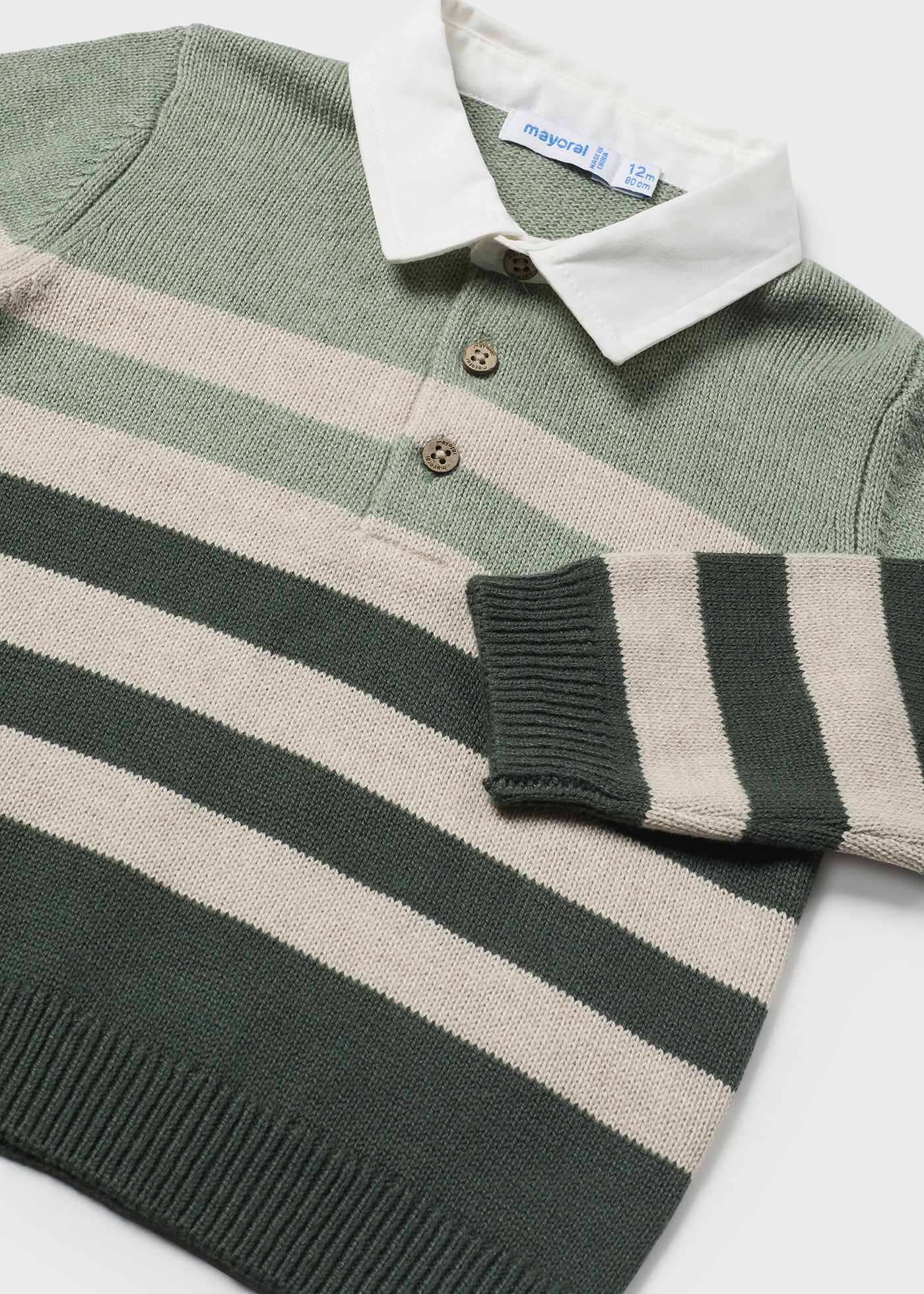 Jersey cuello polo bebé