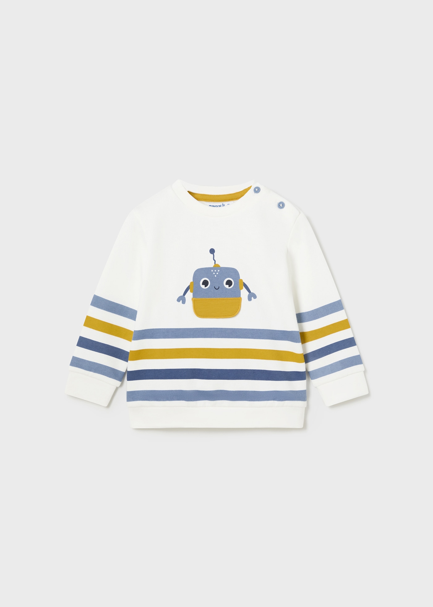 Baby Striped Appliqué Jumper