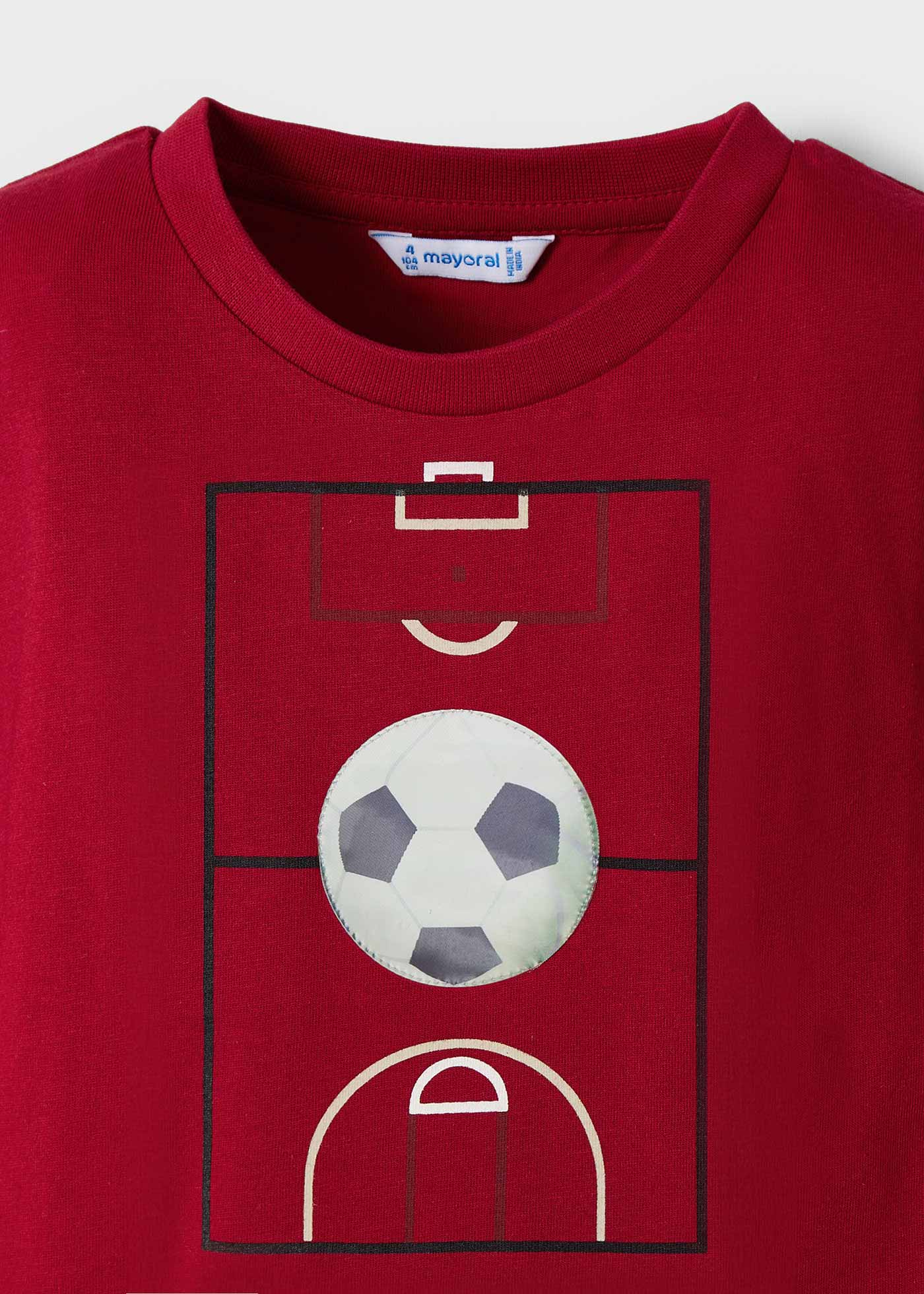 Camiseta pelota lenticular niño