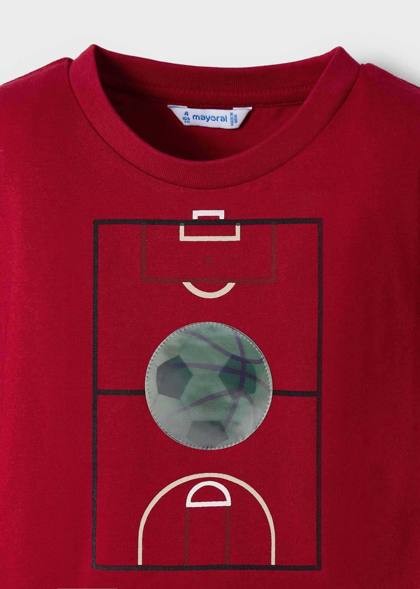 Camiseta pelota lenticular niño