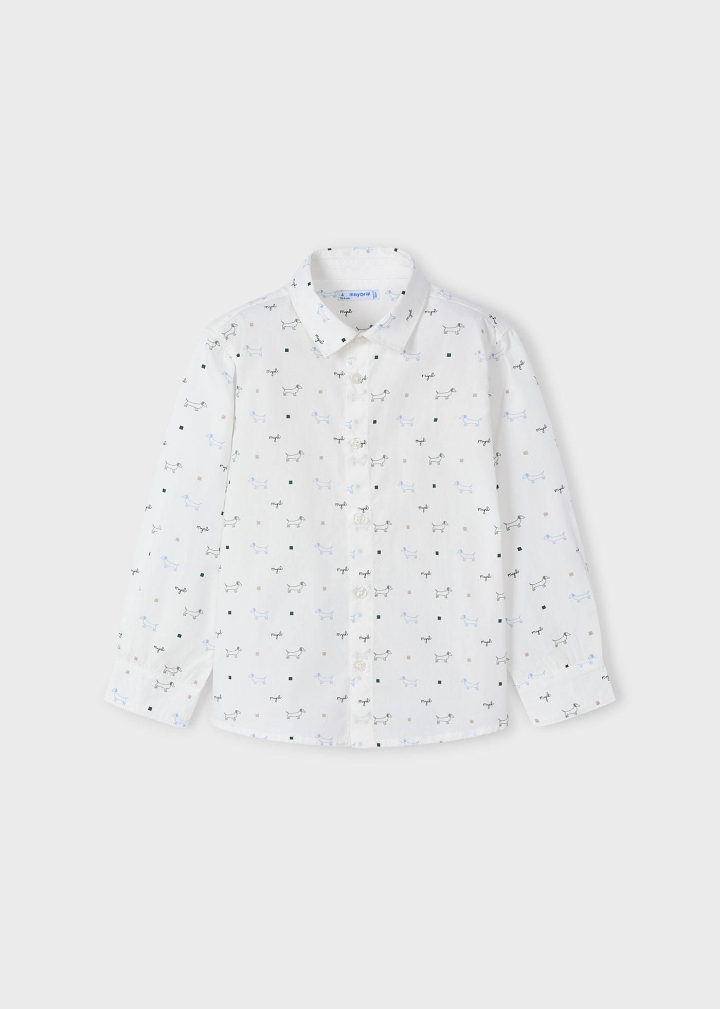 Boy Mini Print Shirt