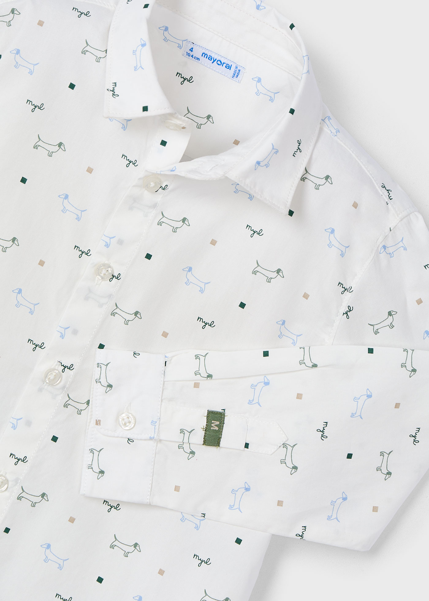 Boy Mini Print Shirt