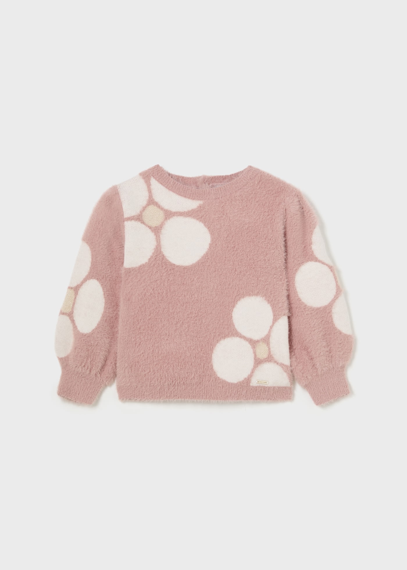 Sweter niemowlęcy w kwiaty