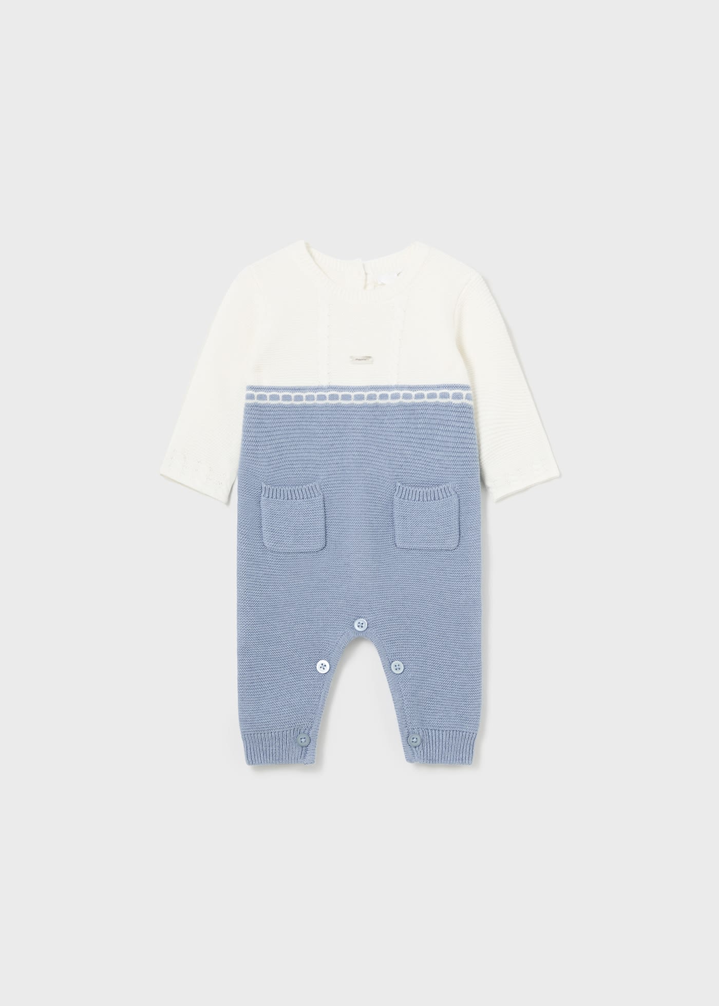 Newborn Boy Tricot Romper