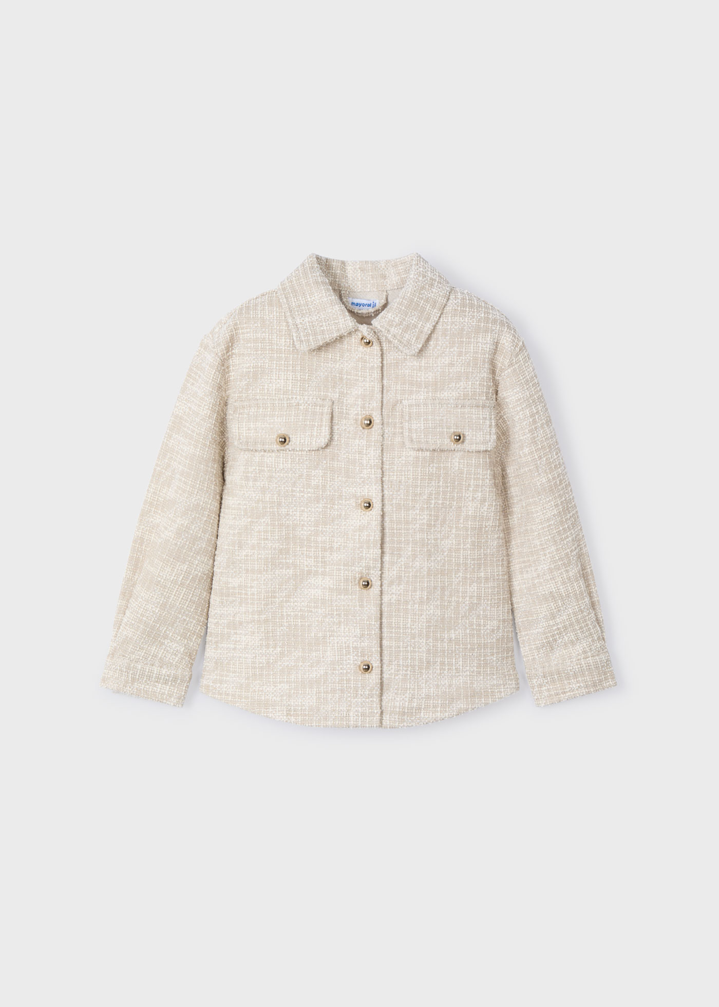 Girl Tweed Overshirt