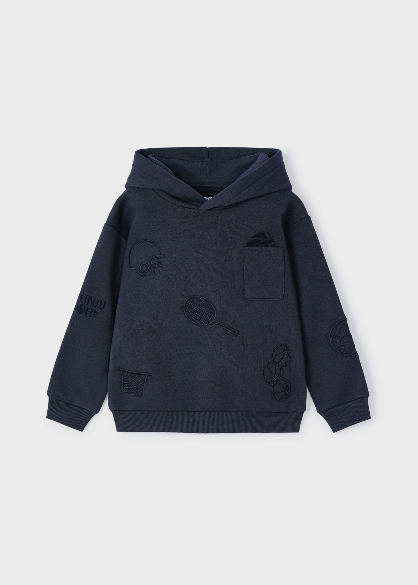 Boy Embroidered Hoodie