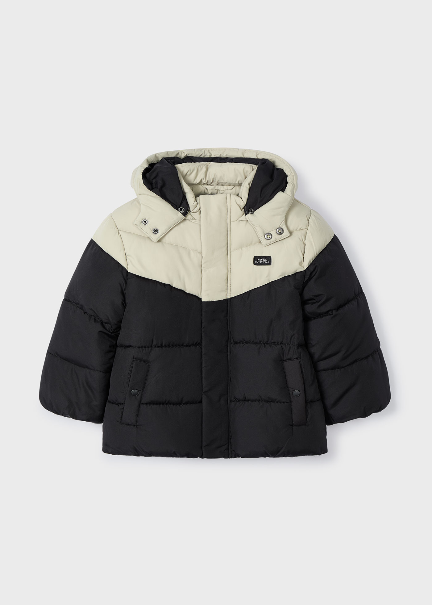 Manteau bicolore garçon