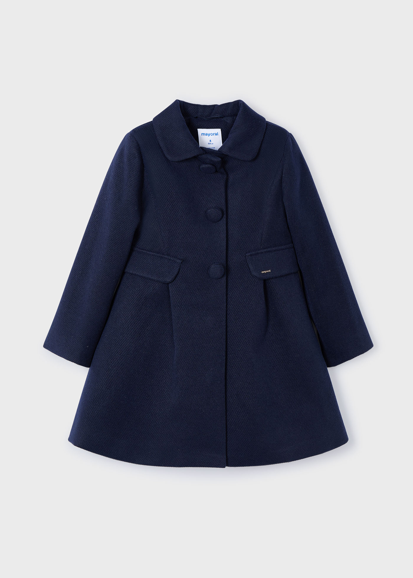 Girl Formal Coat Navy blue Mayoral