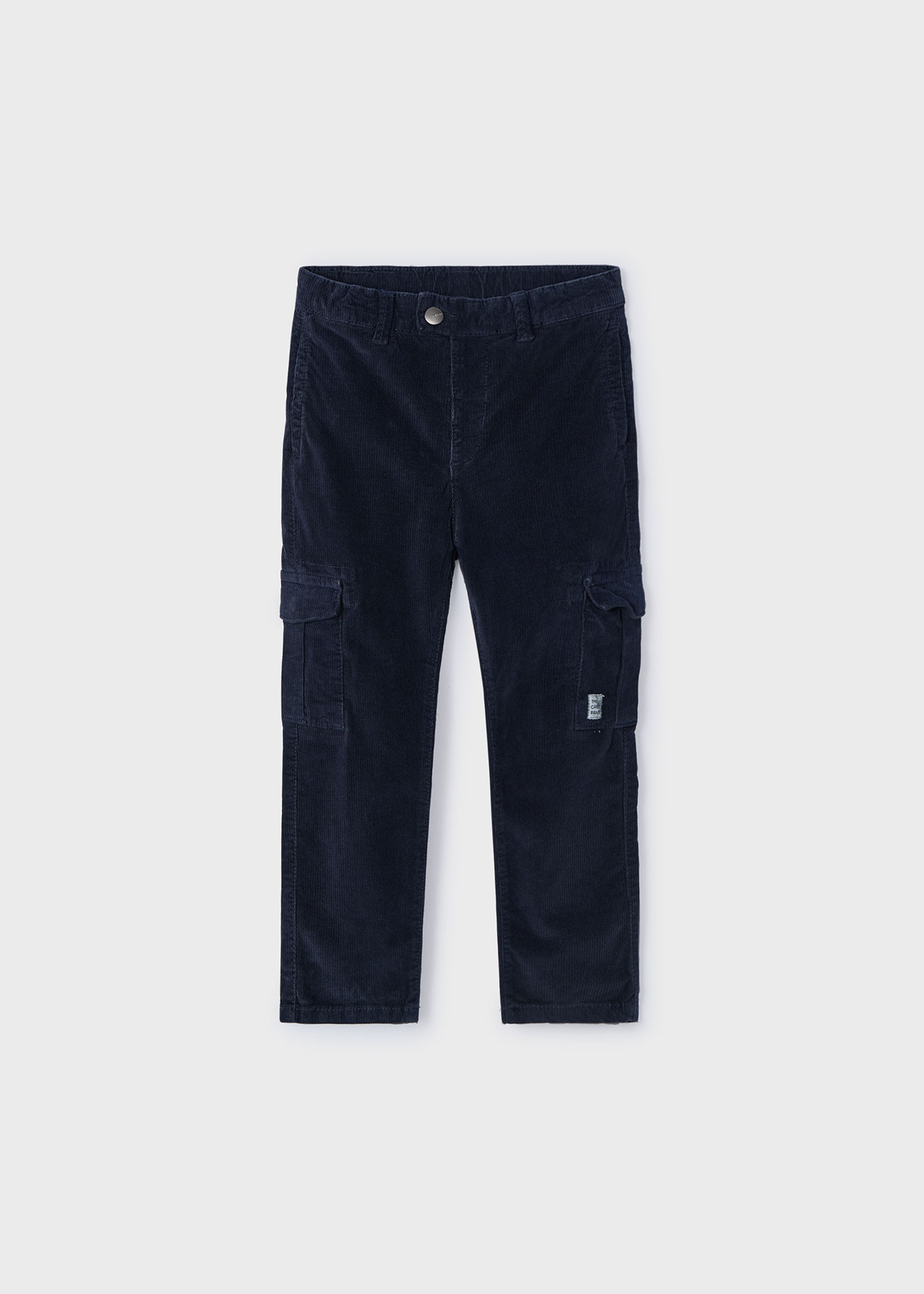 Pantalon cargo en velours côtelé garçon