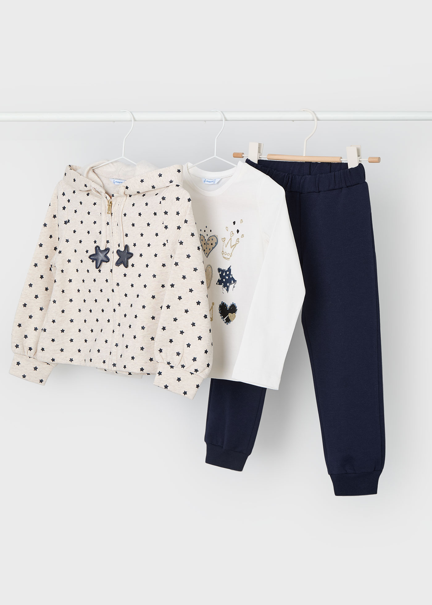 Girl 3 Piece Star Tracksuit