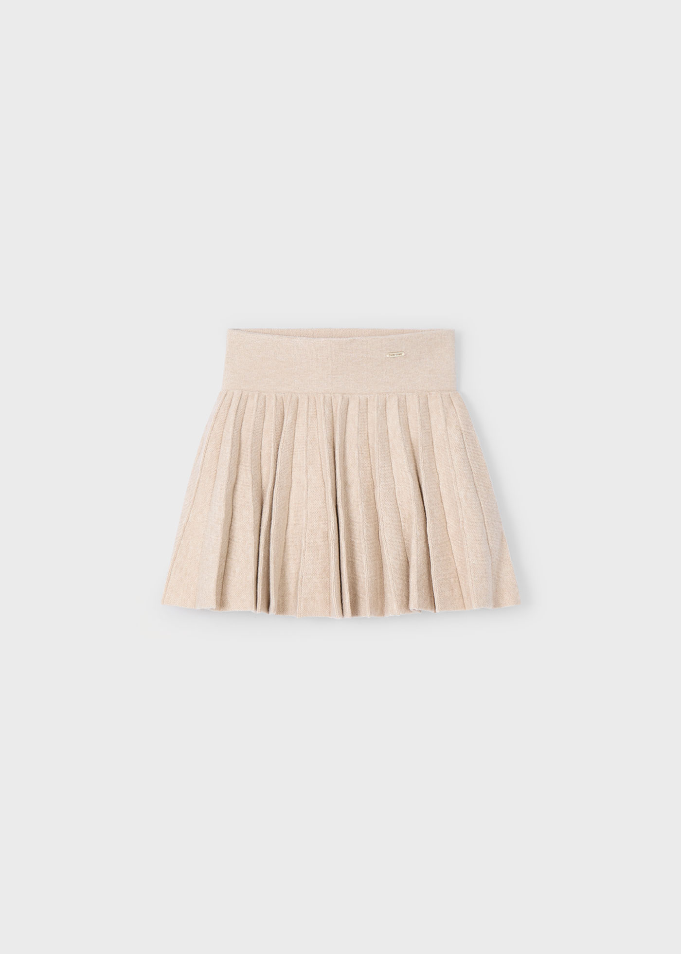 Girl Pleated Knit Skirt