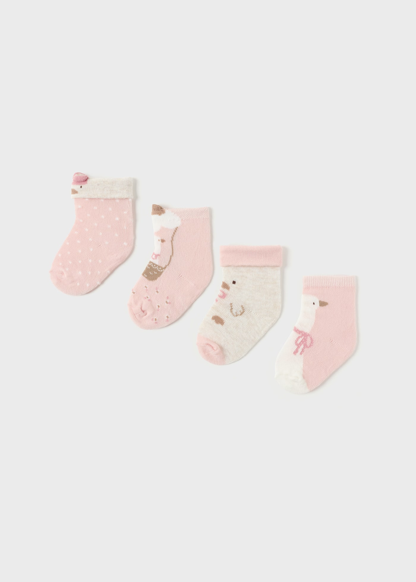Set 4 calcetines oca recién nacida