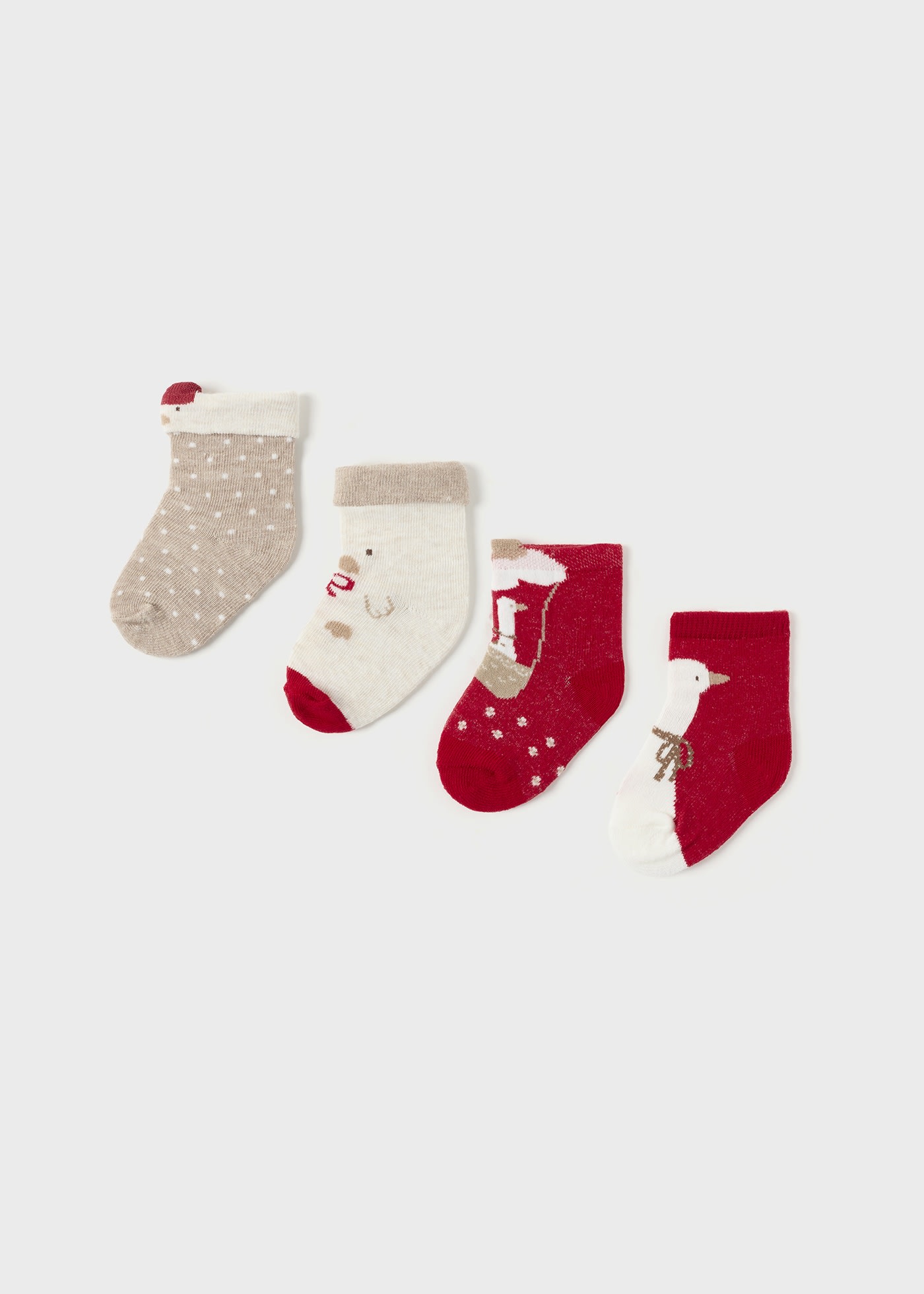 Set 4 chaussettes oie nouveau-né