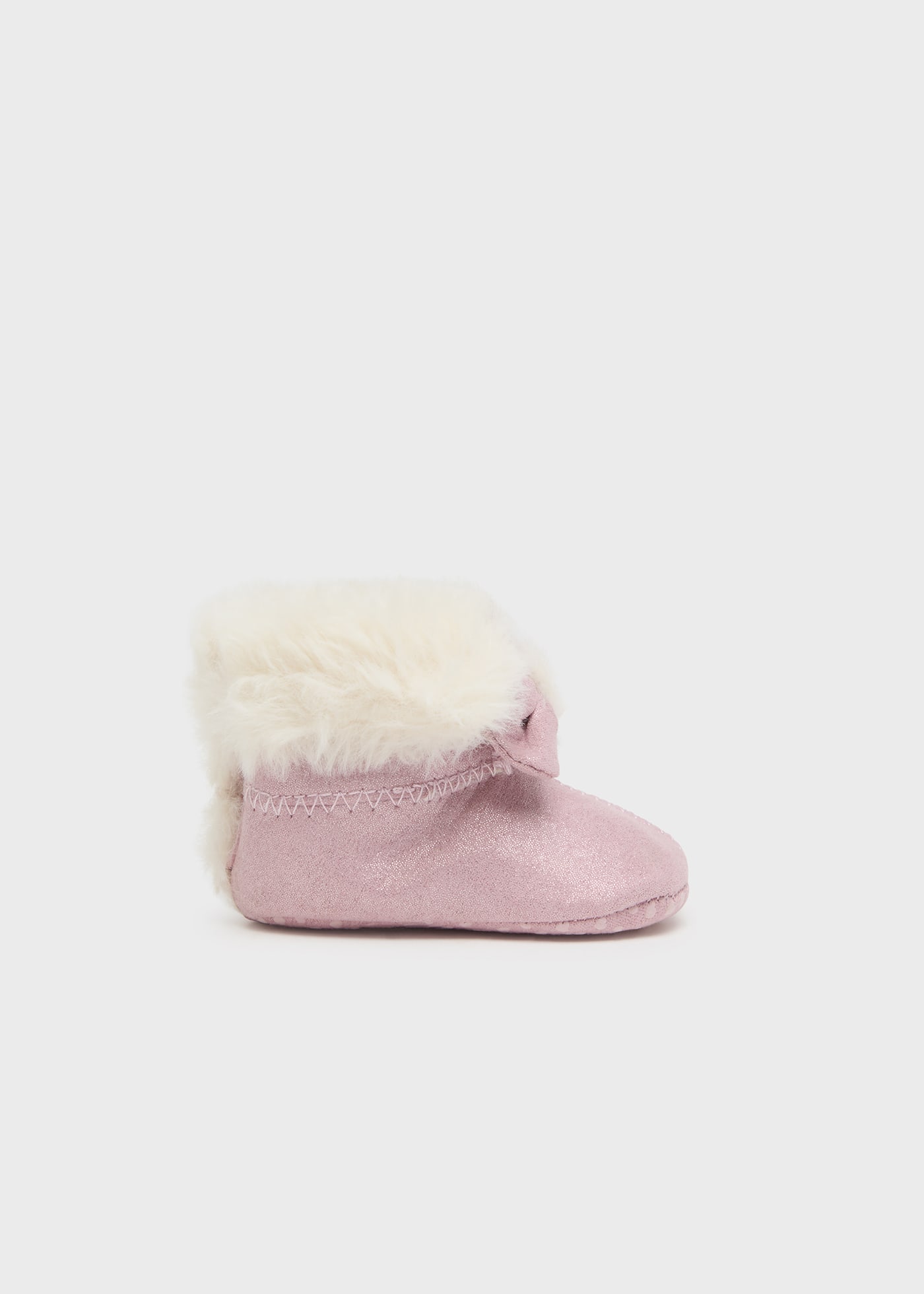 Newborn Girl Fur Ankle Boots