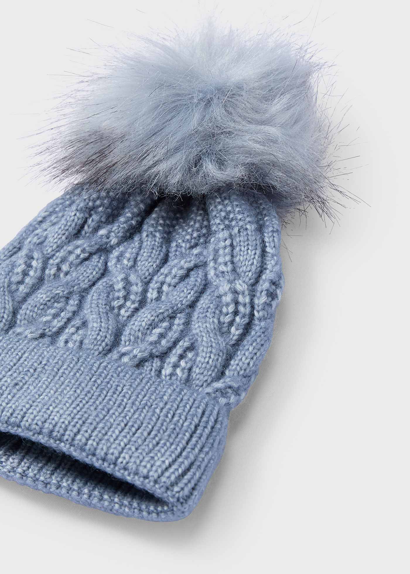 Gorro pompón niña