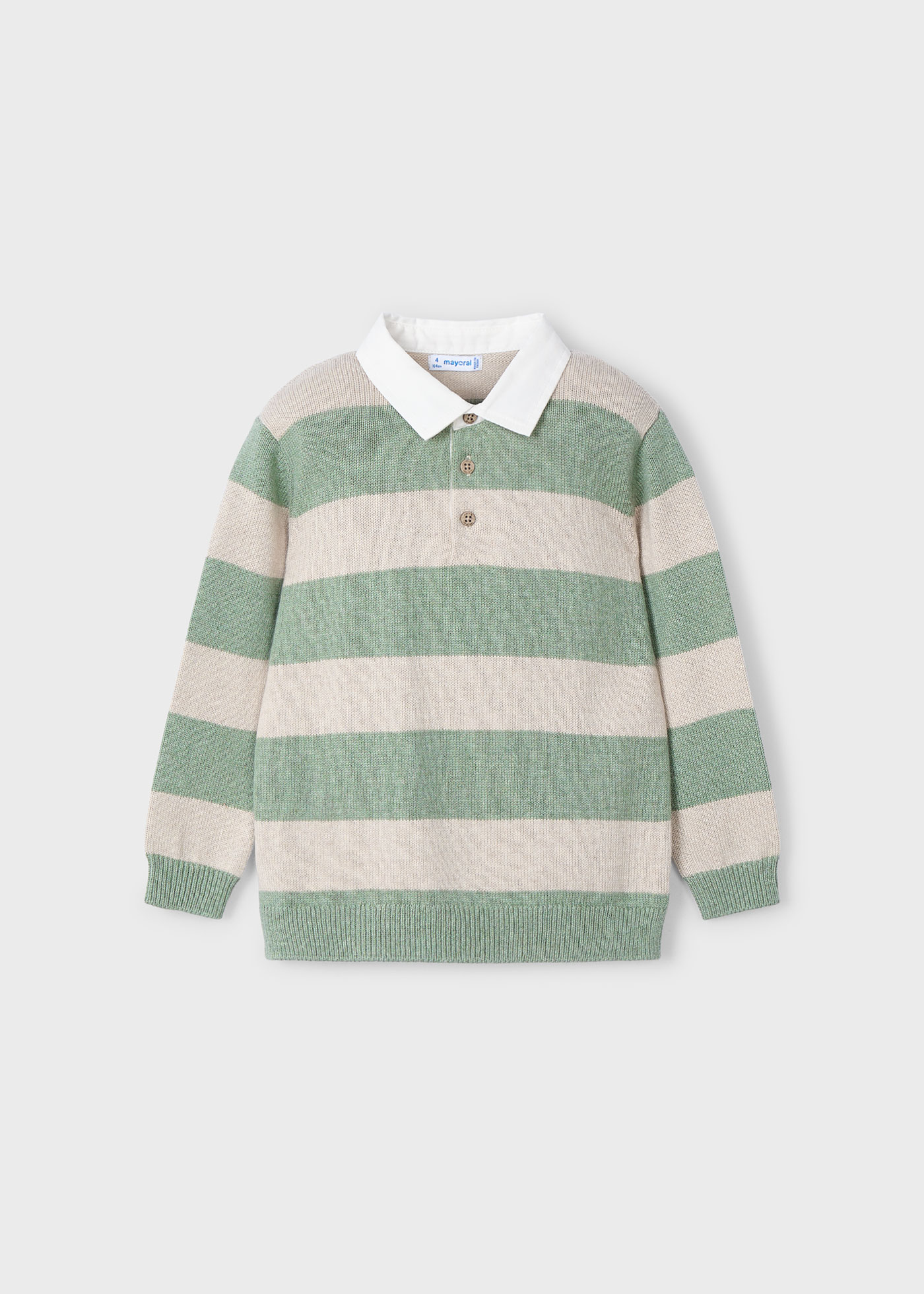 Boy Polo Collar Jumper