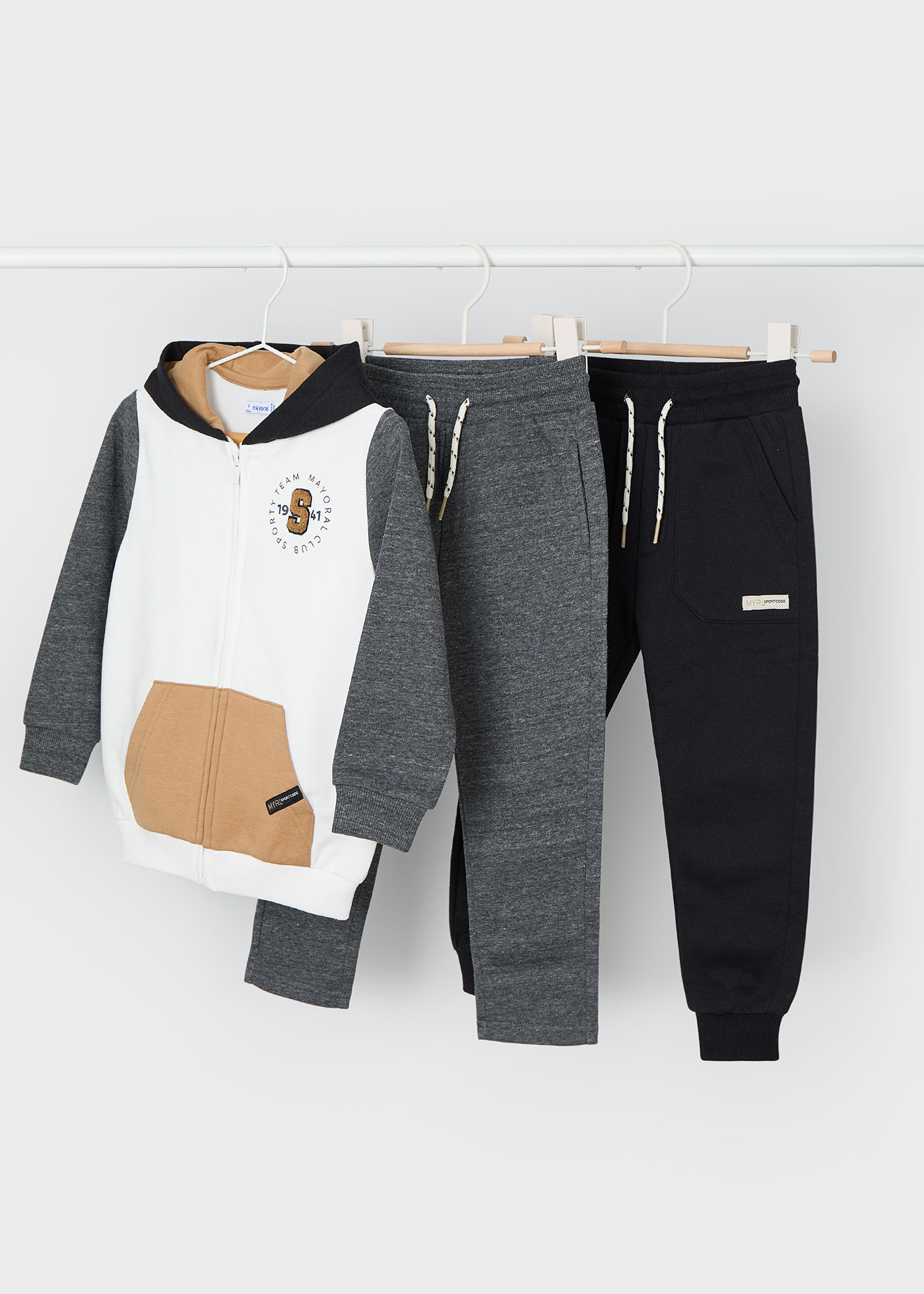 Tuta felpa 2 pantaloni bambino