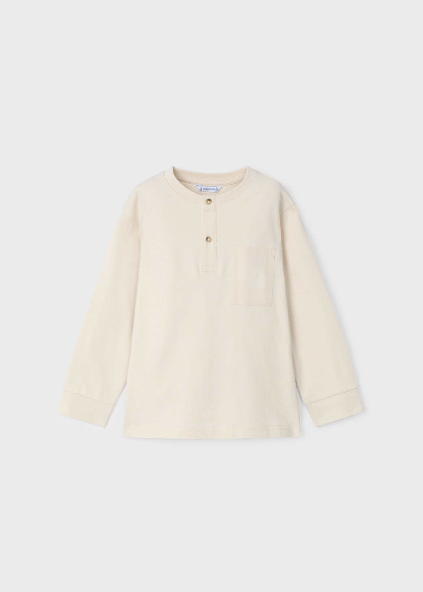 Boy Button Neck T-Shirt