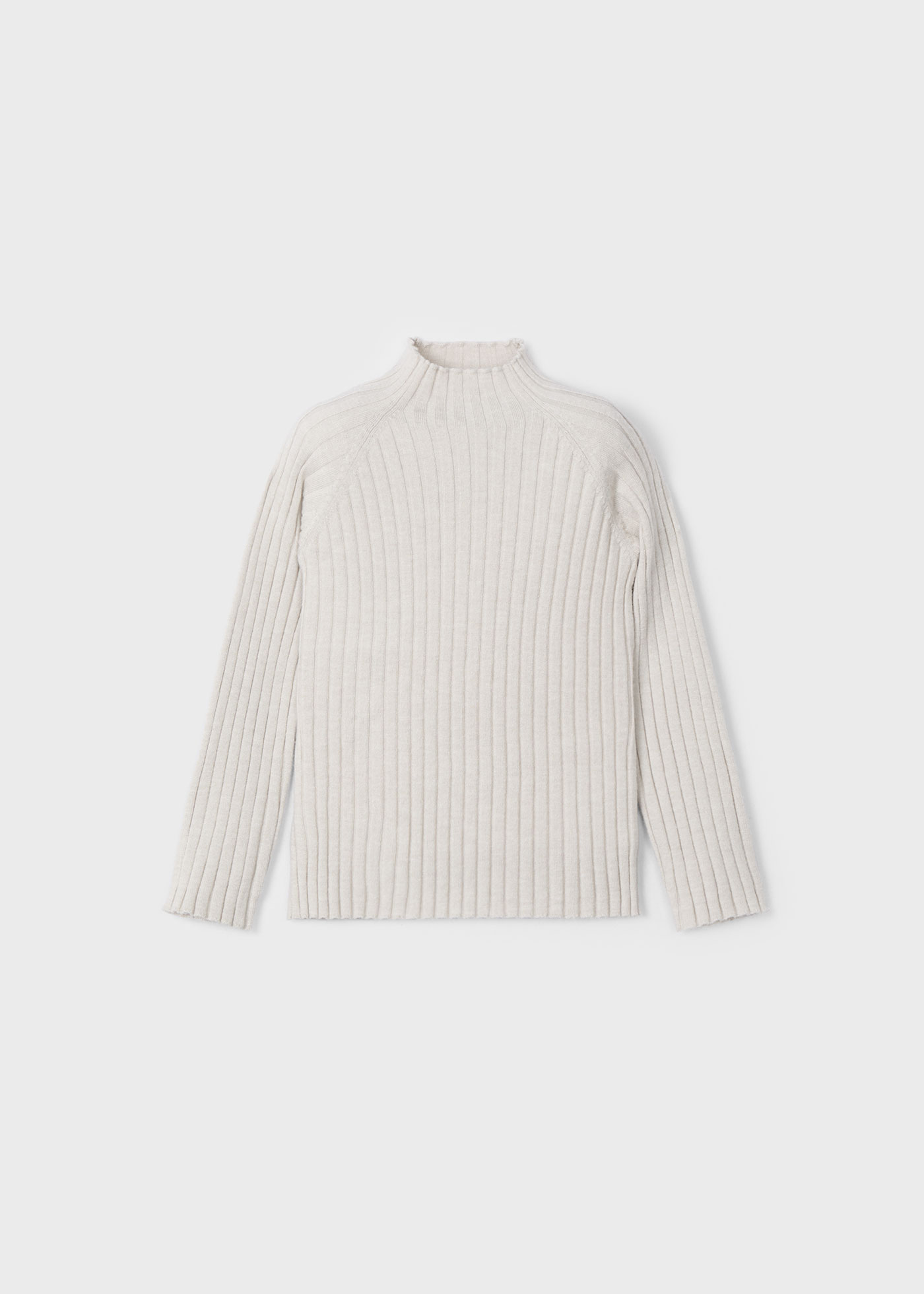 Girl Ribbed Turtleneck