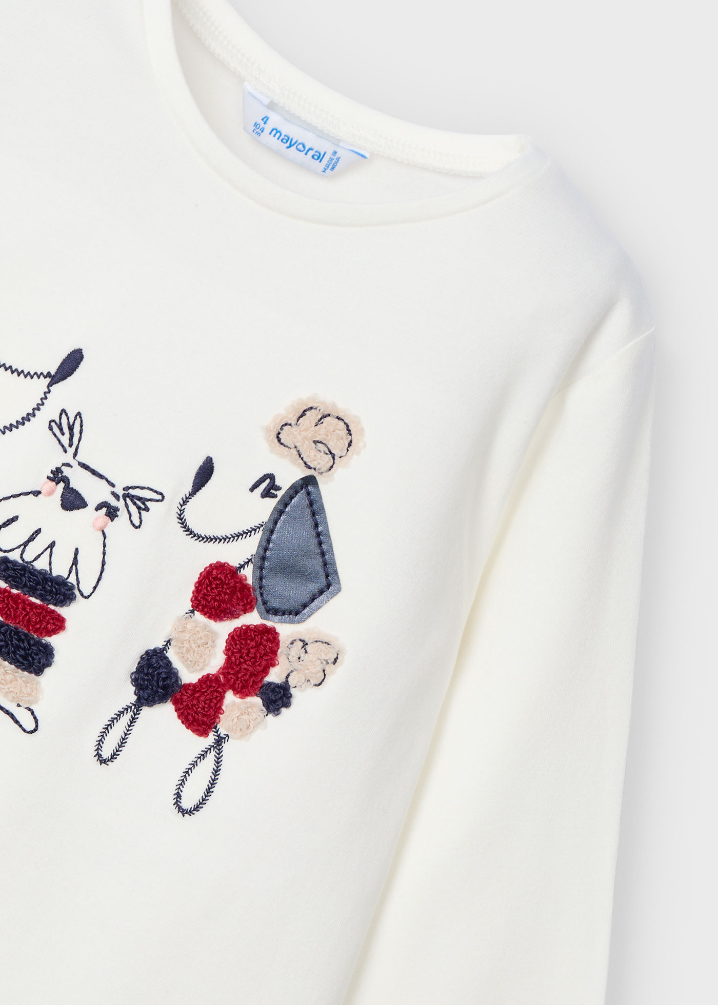 Girl Embroidered Puppy T-Shirt