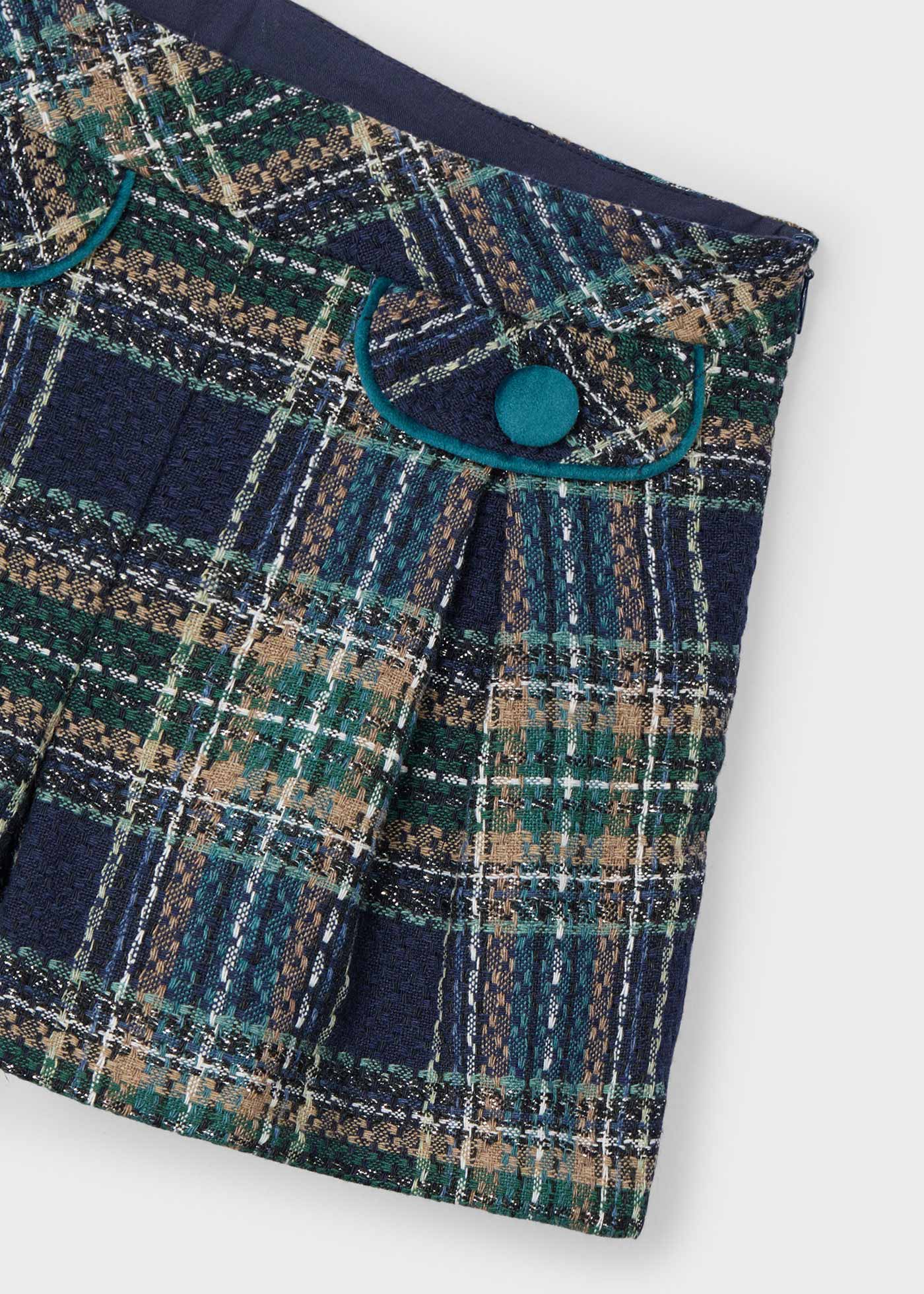 Pantaloni scurti carouri fetita