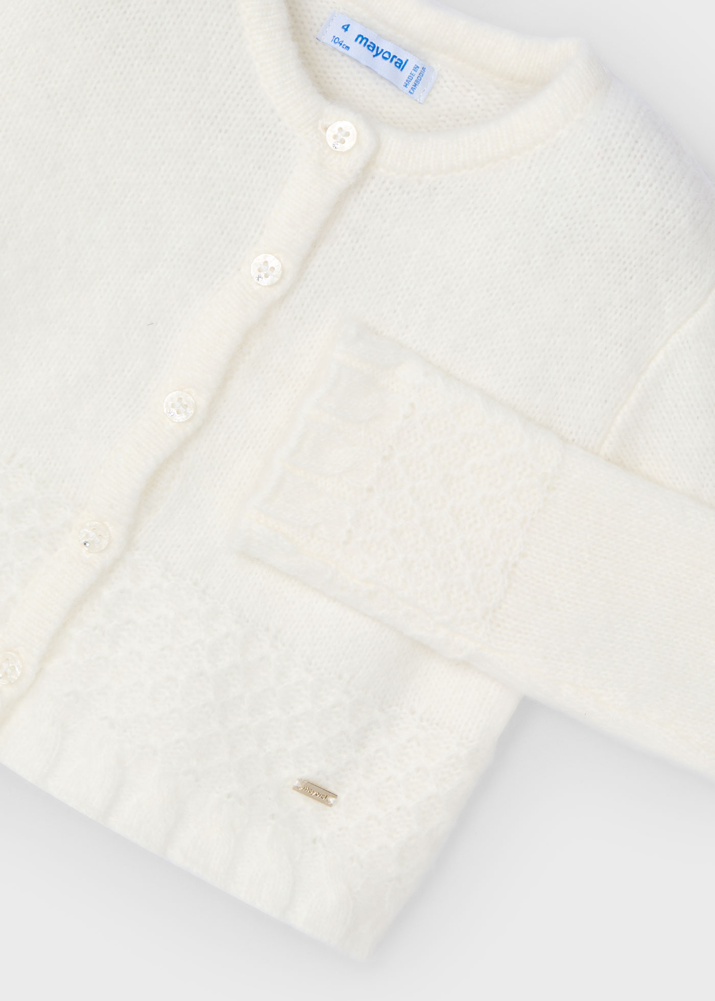 Cardigan in maglia bambina