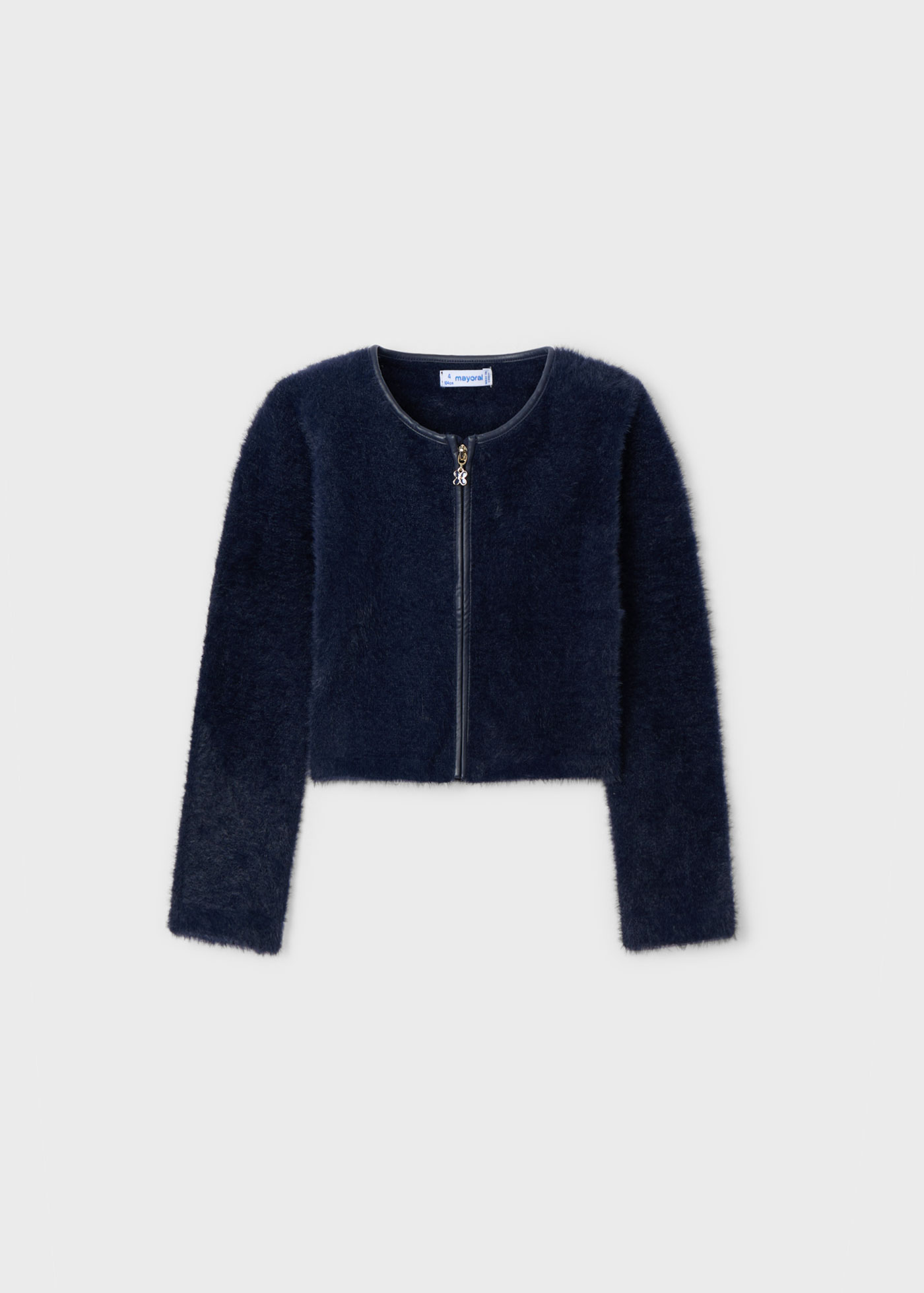 Girl Tricot Zip Cardigan