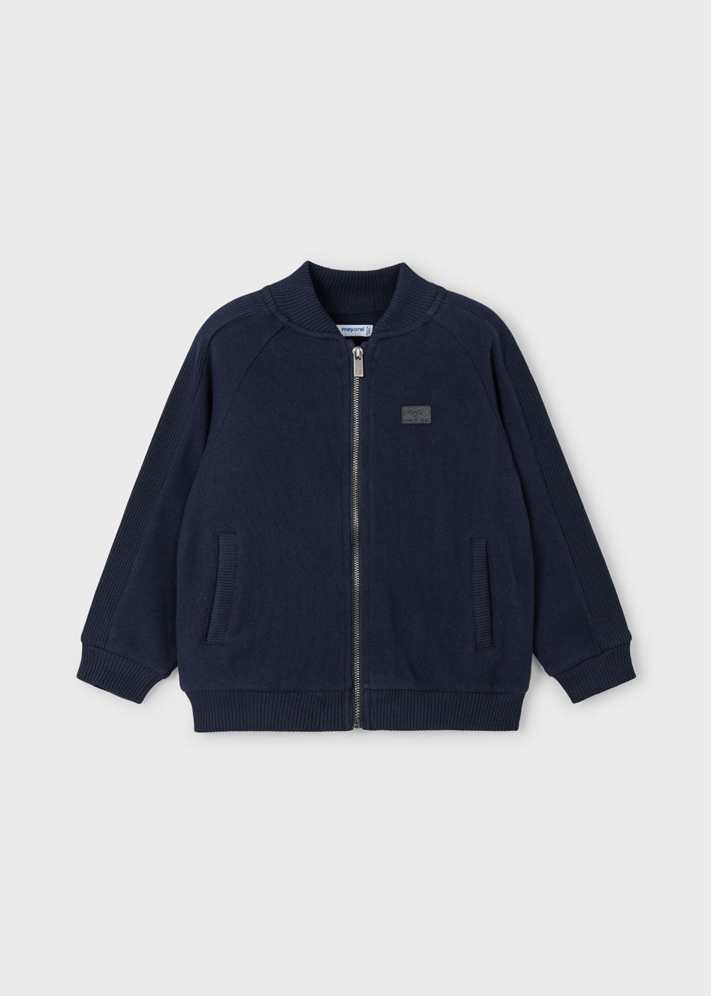 Boy Tricot Zip Bomber Jacket