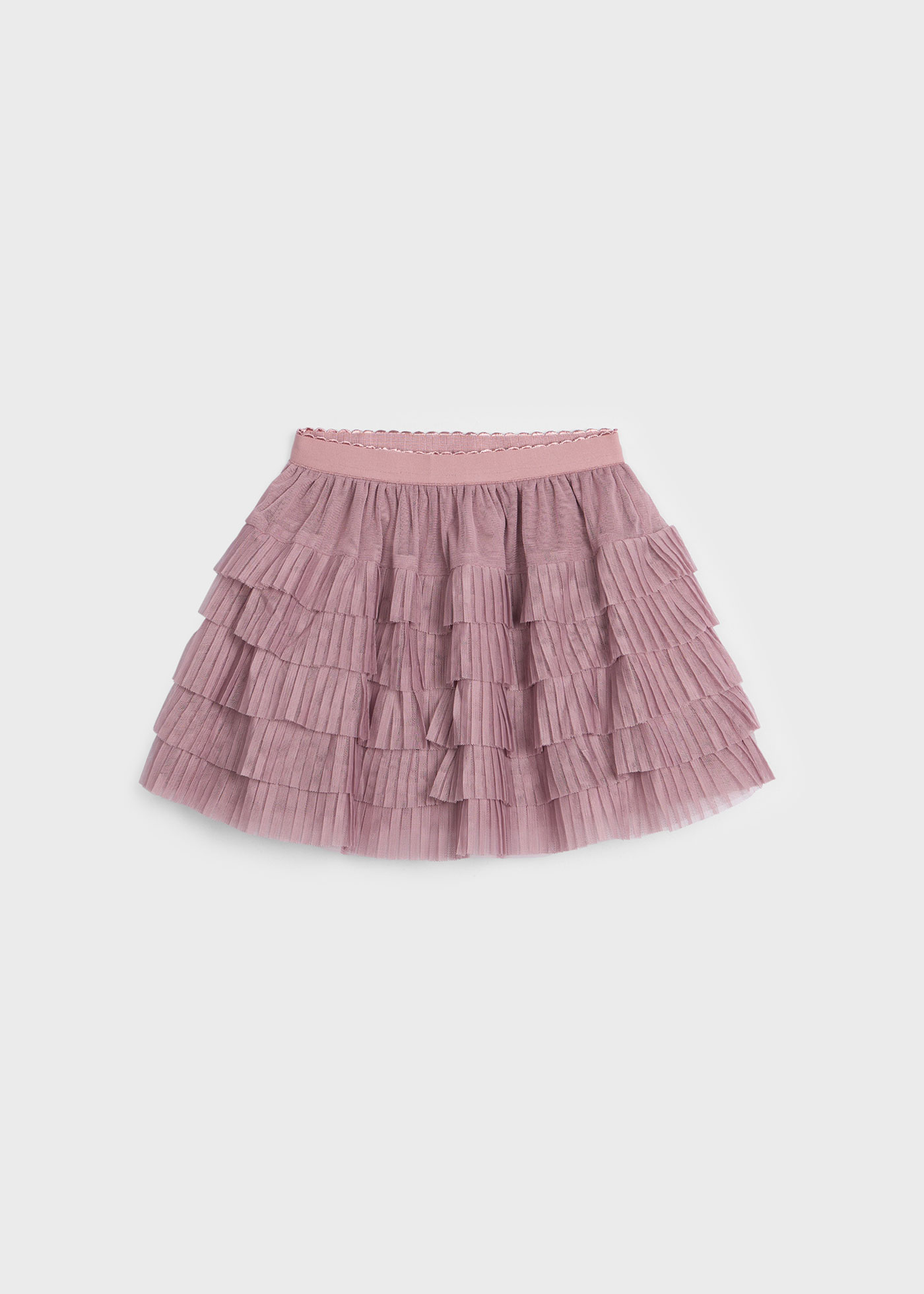 Girl Pleated Tulle Skirt