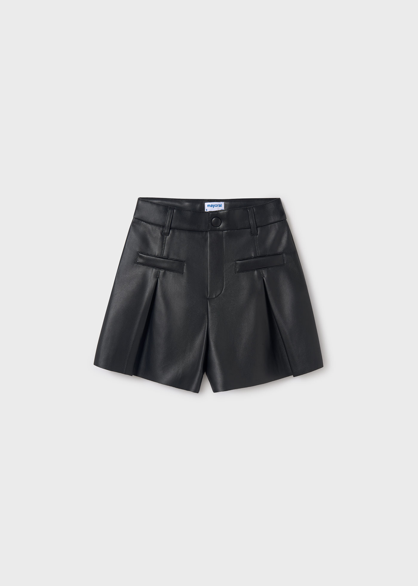 Girl Faux Leather Shorts