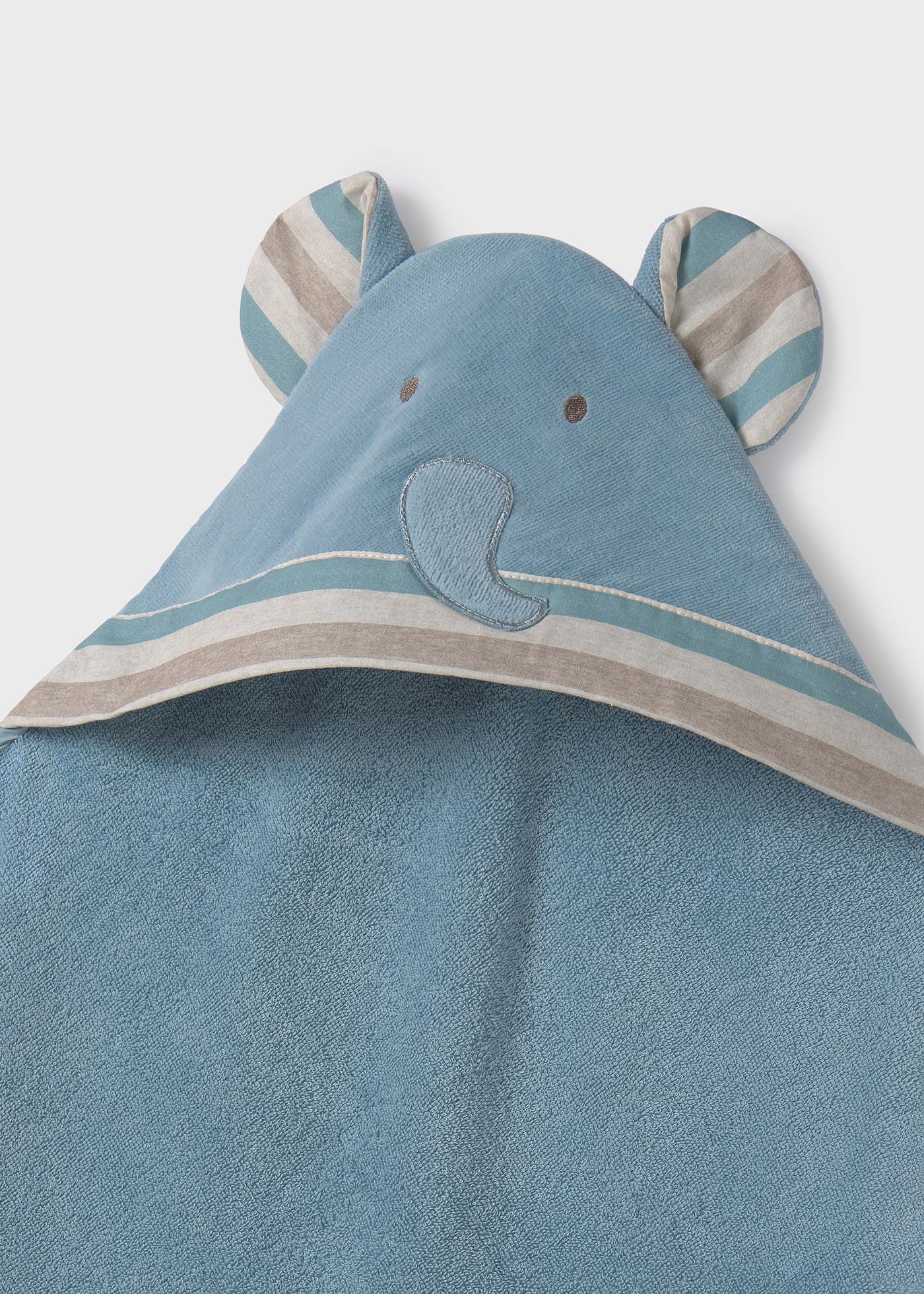 Serviette avec capuche animal bébé