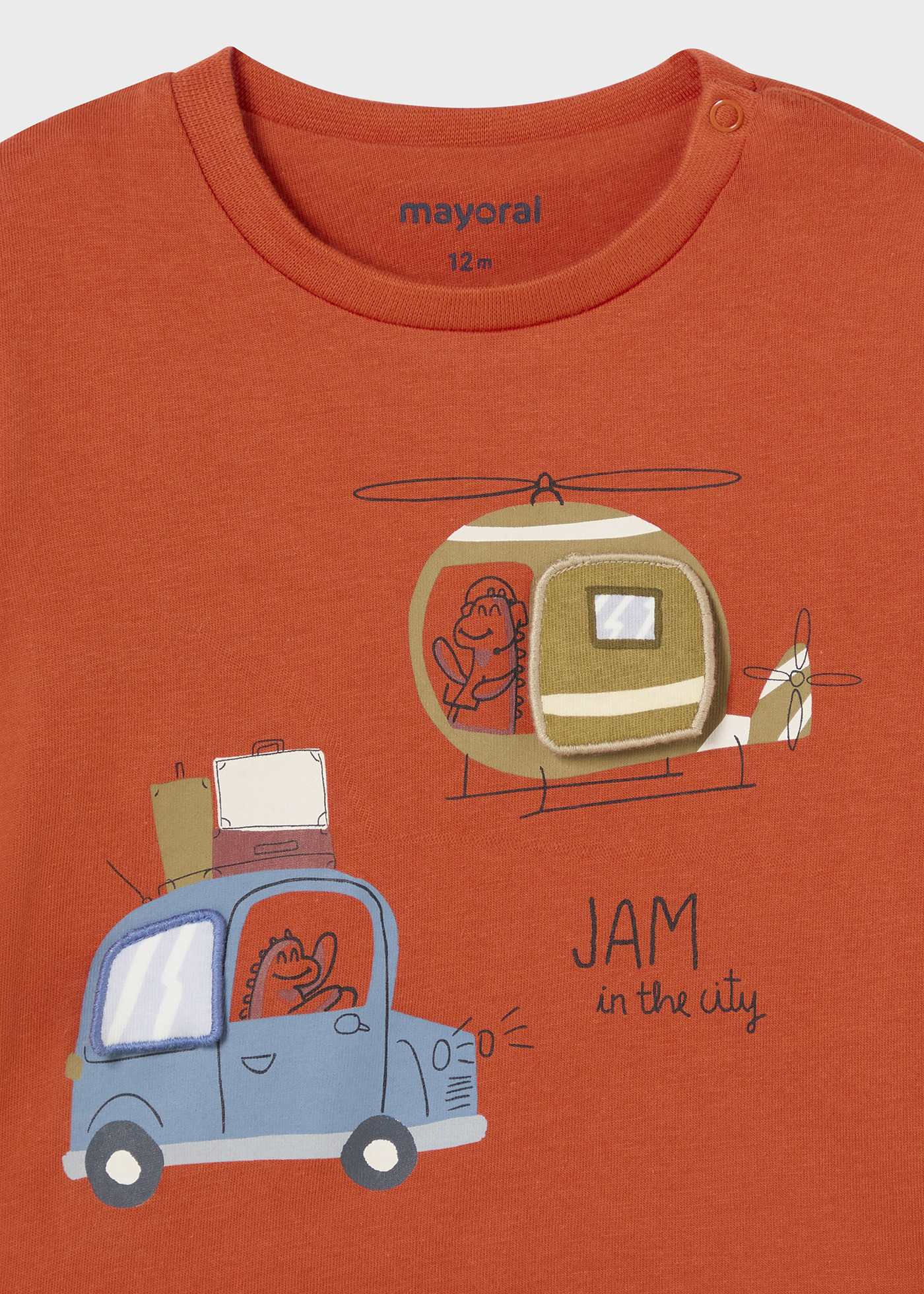 T-shirt interactif transports bébé