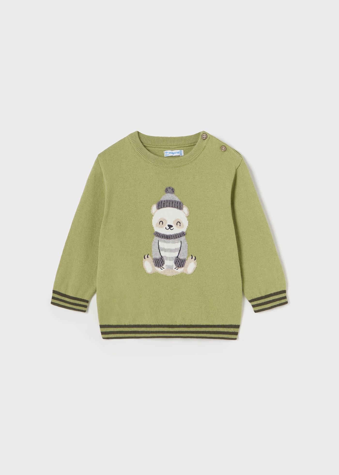 Baby Intarsia Embroidered Jumper