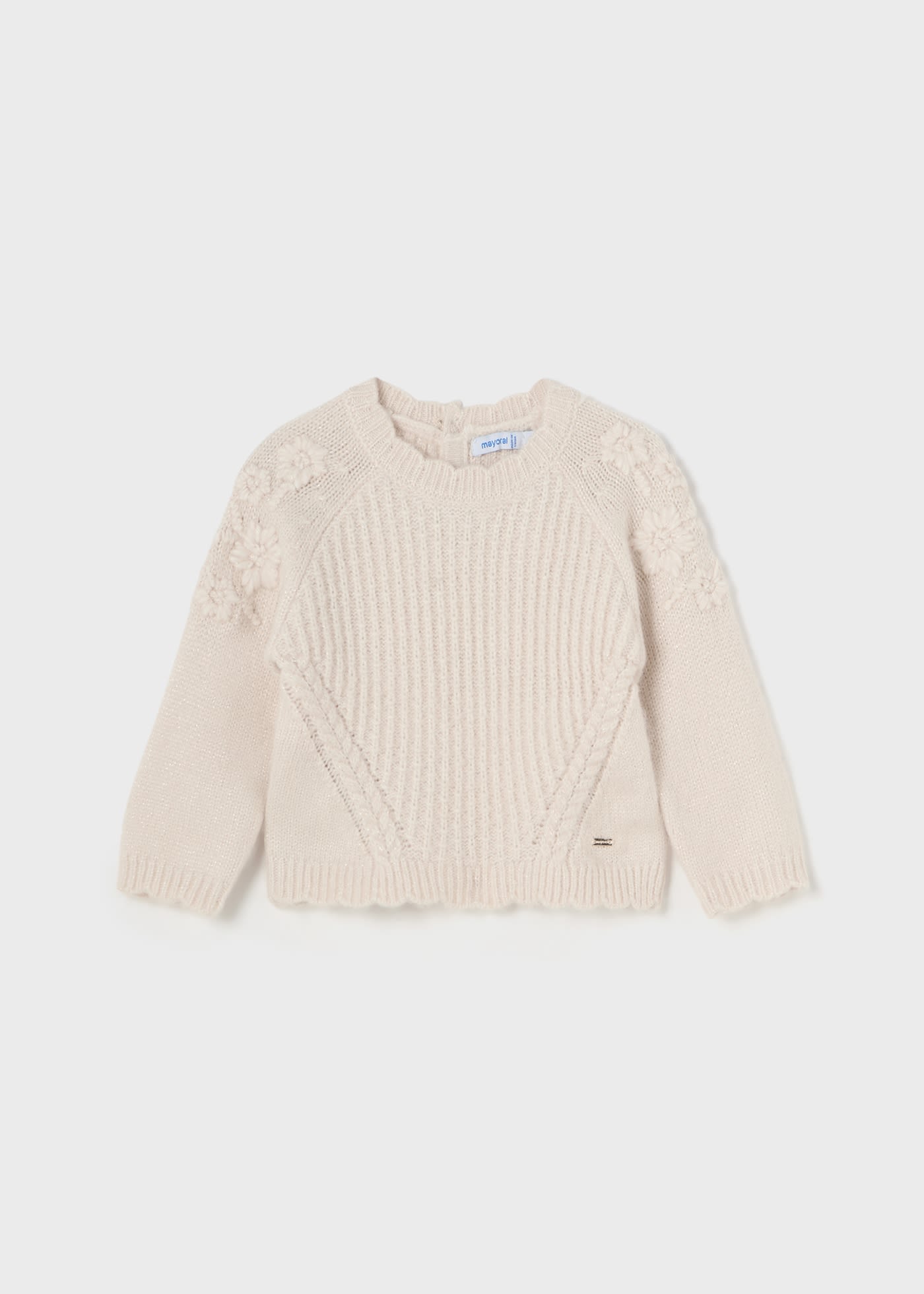 Pullover bestickte Blumen Baby