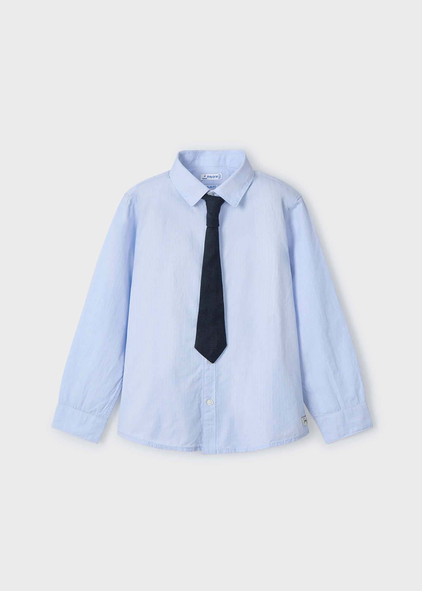 Camisa con corbata niño