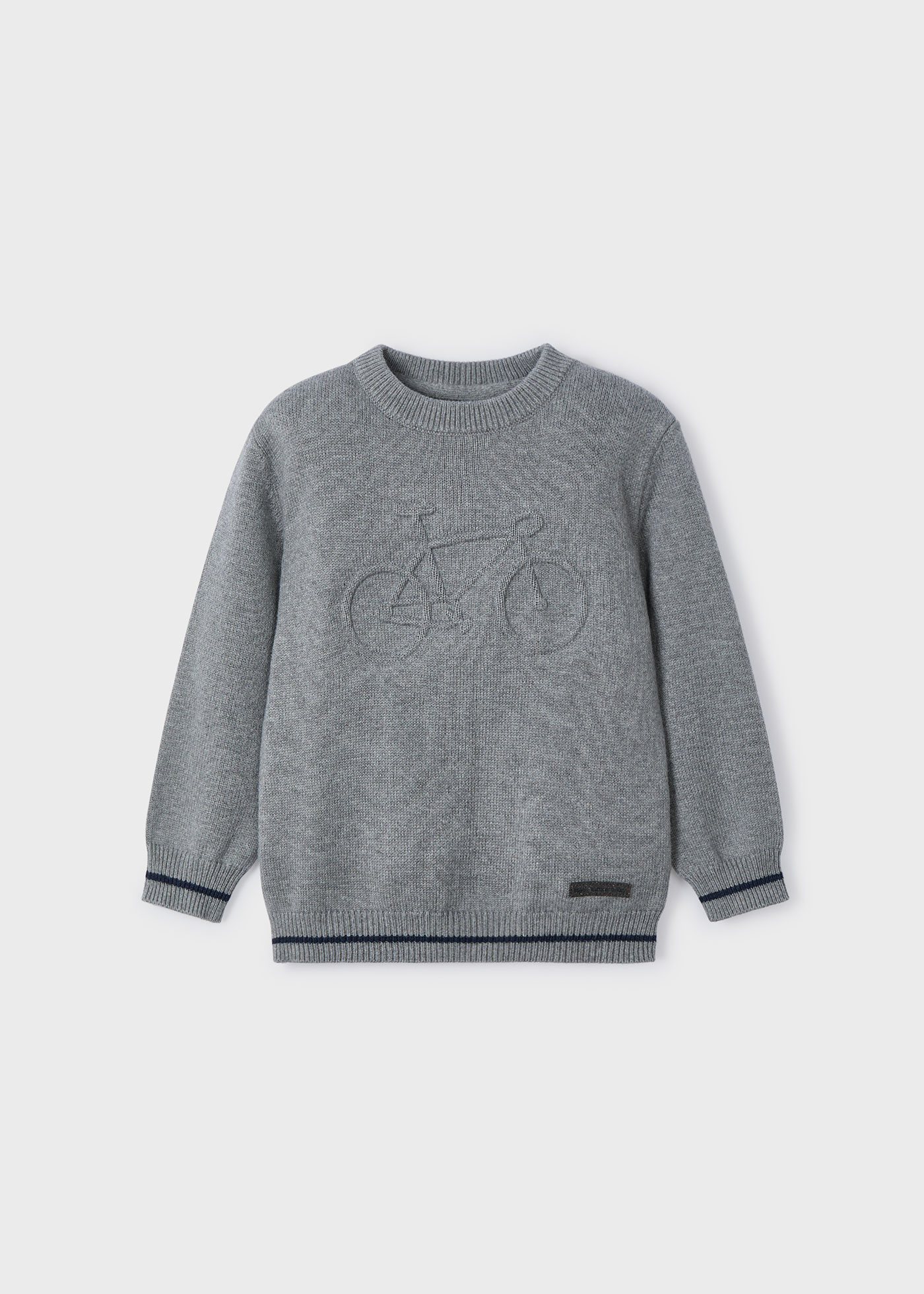 Boy Embossed Bike Jumper