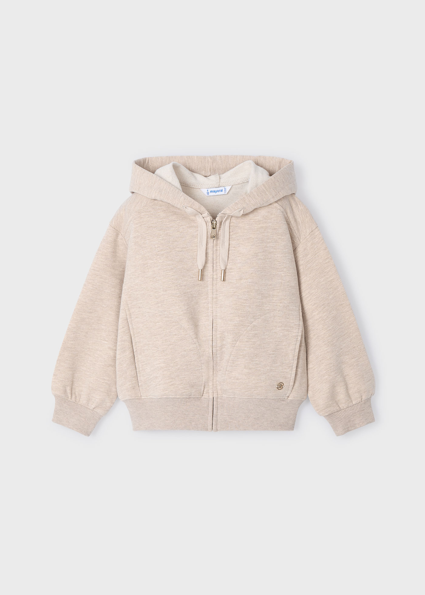 Girls Black Minky Bubble Zip Hoodie main image 1