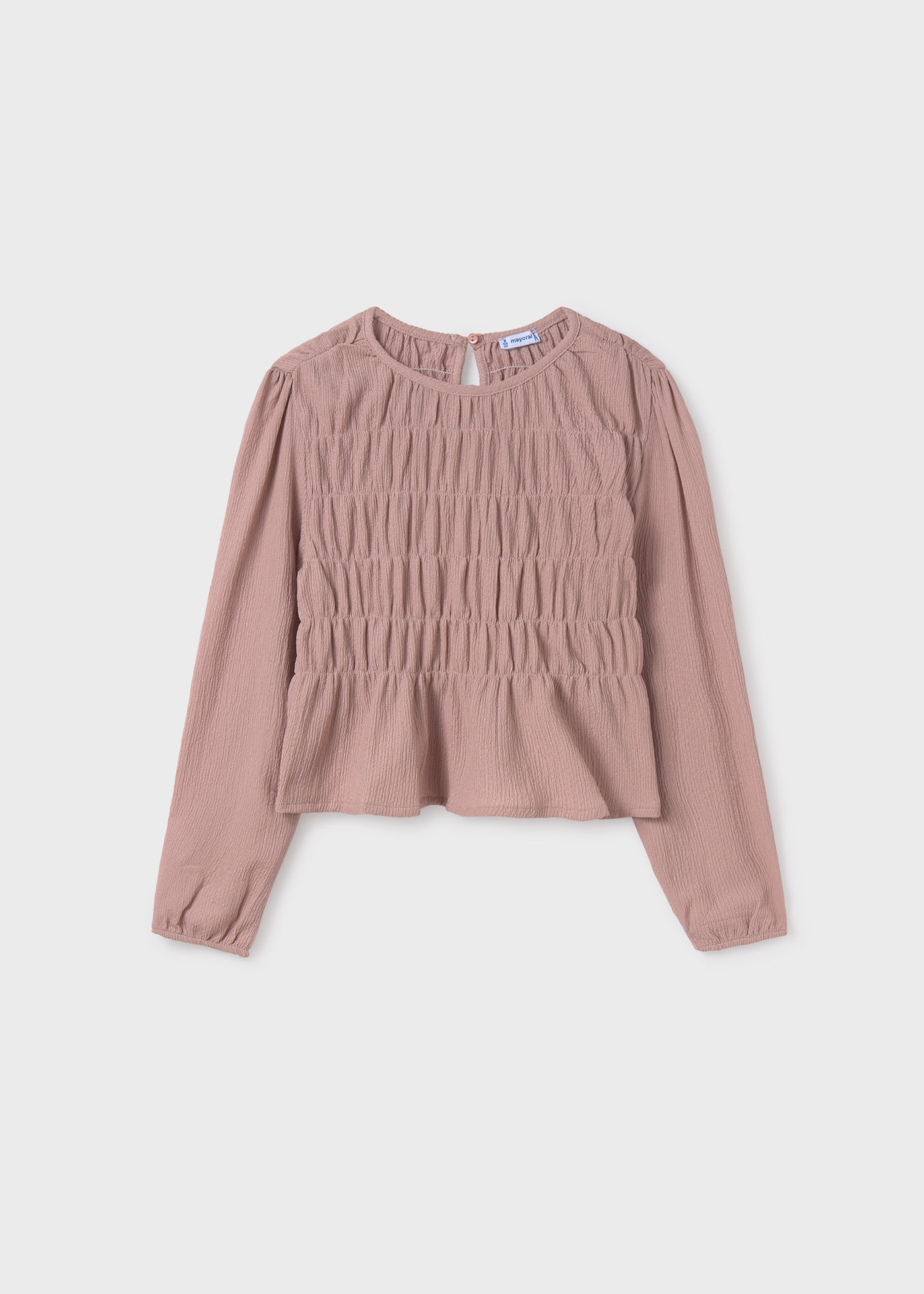 Blouse plissée fille