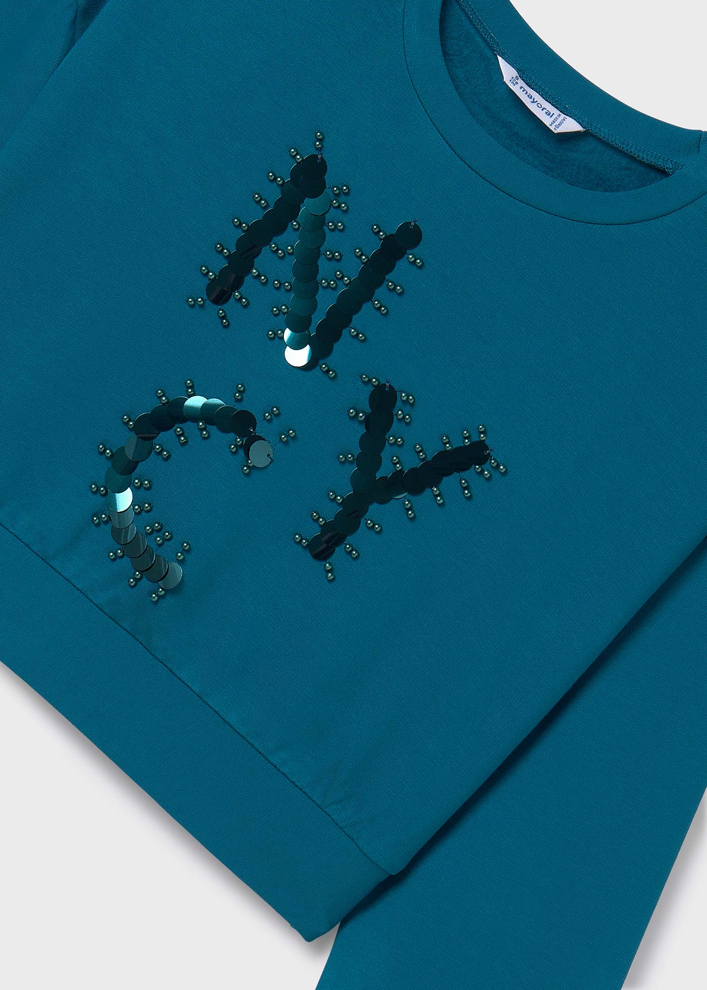 Bluza z aplikacją dla dziewczynki