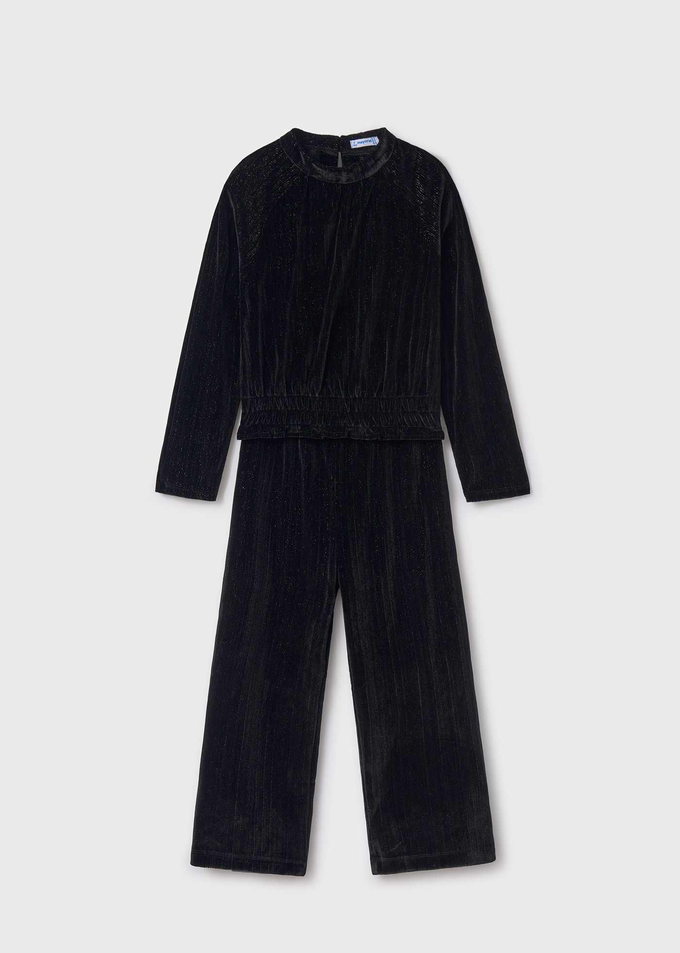 Set bluza si pantaloni catifea fata