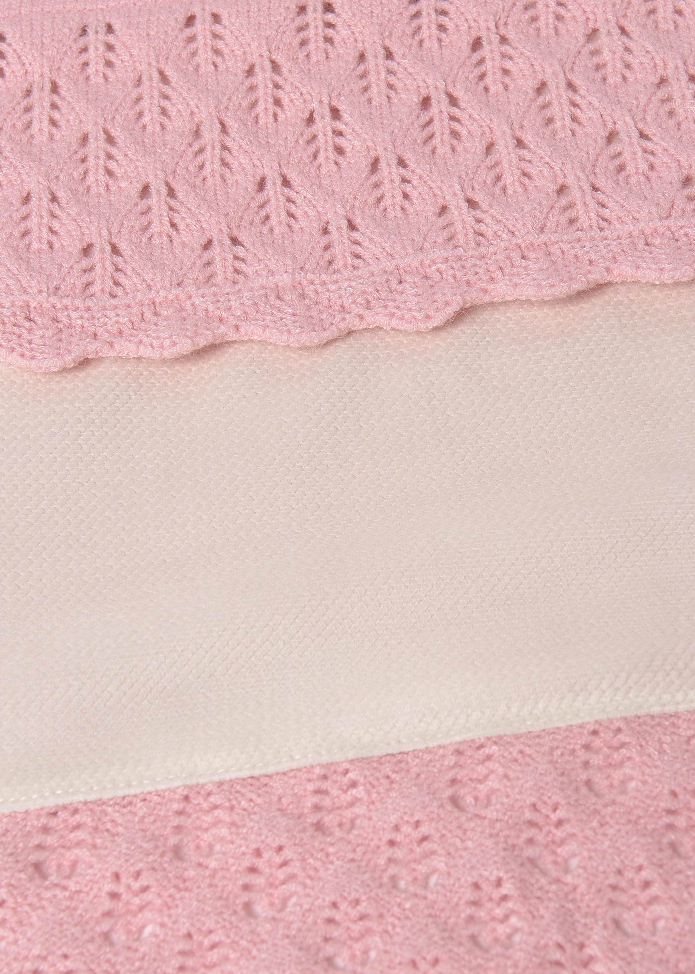 Couverture en tricot bébé