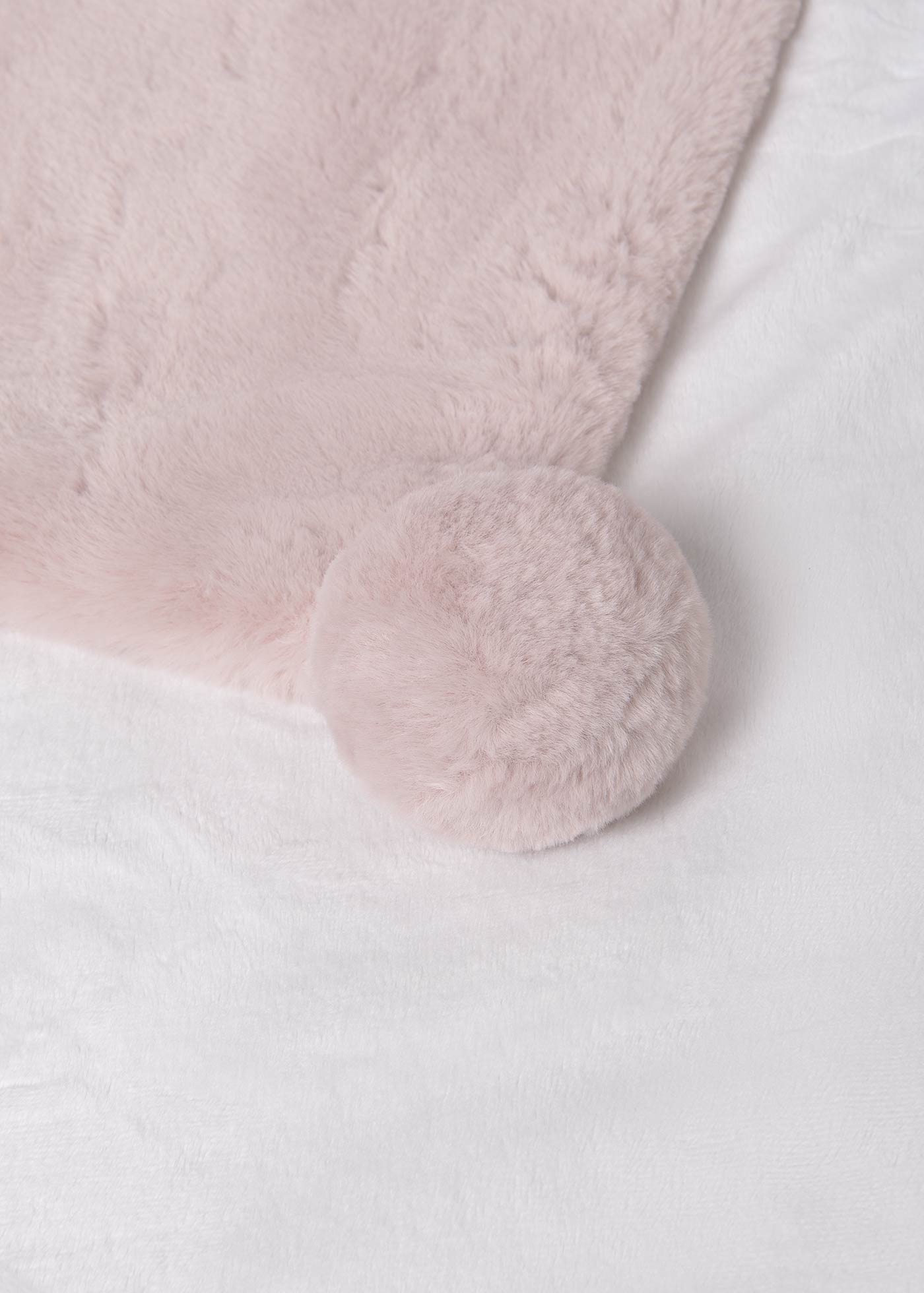 Manta pelo pompones bebé
