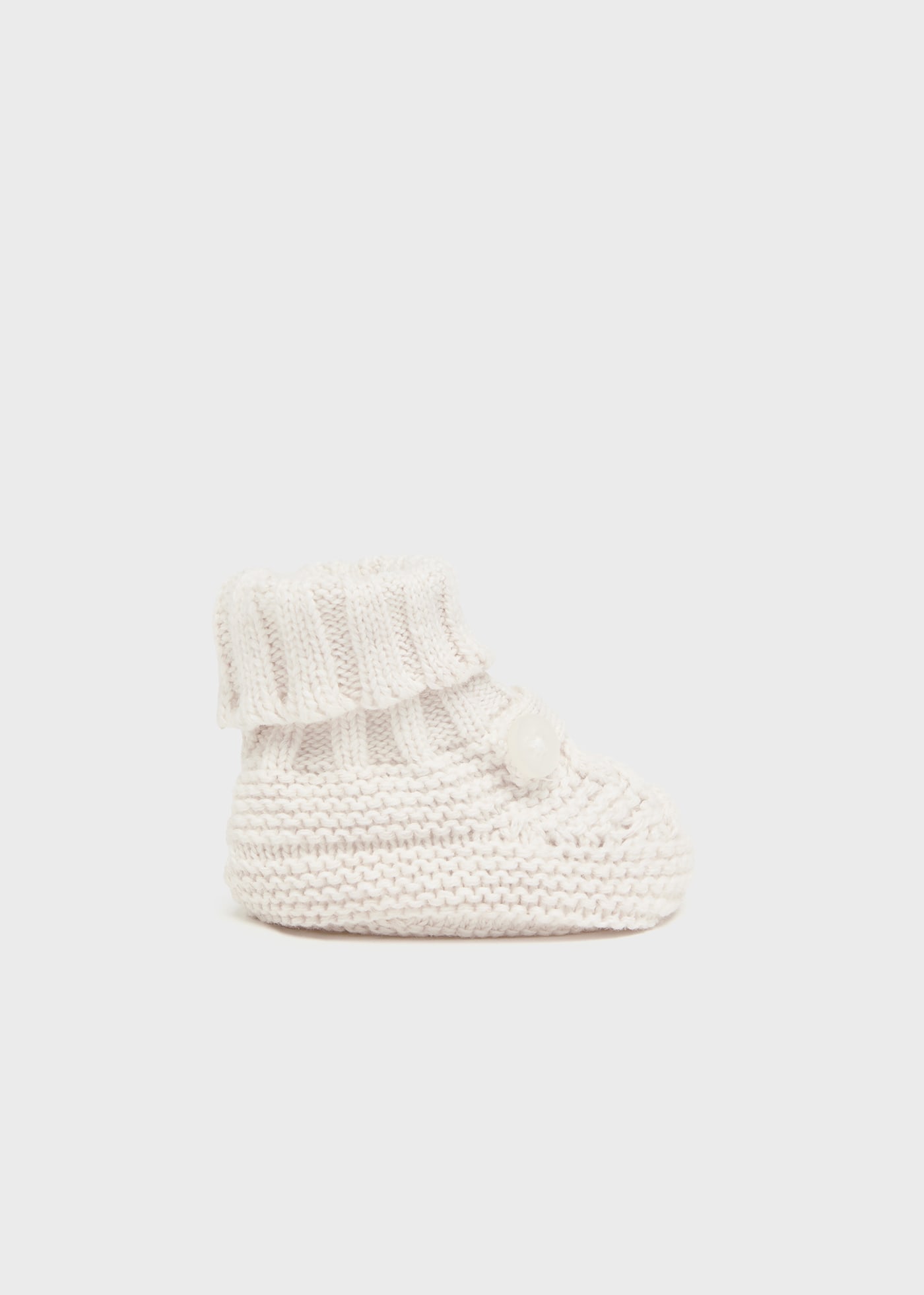 Strick-Krabbelschuhe Neugeborene Jungen