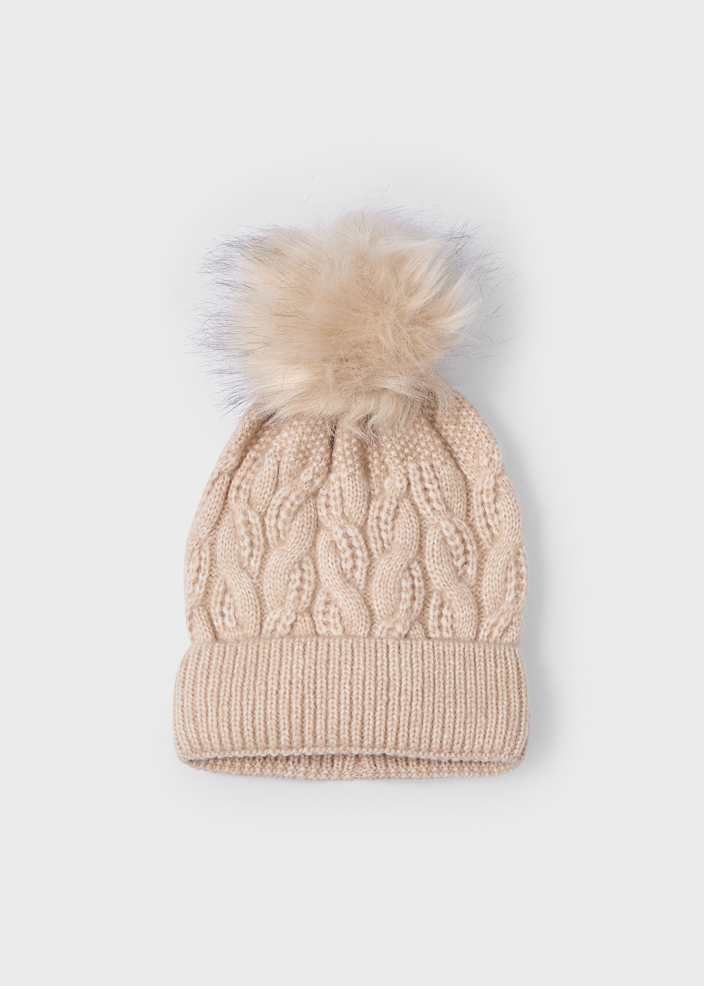 Gorro pompón niña