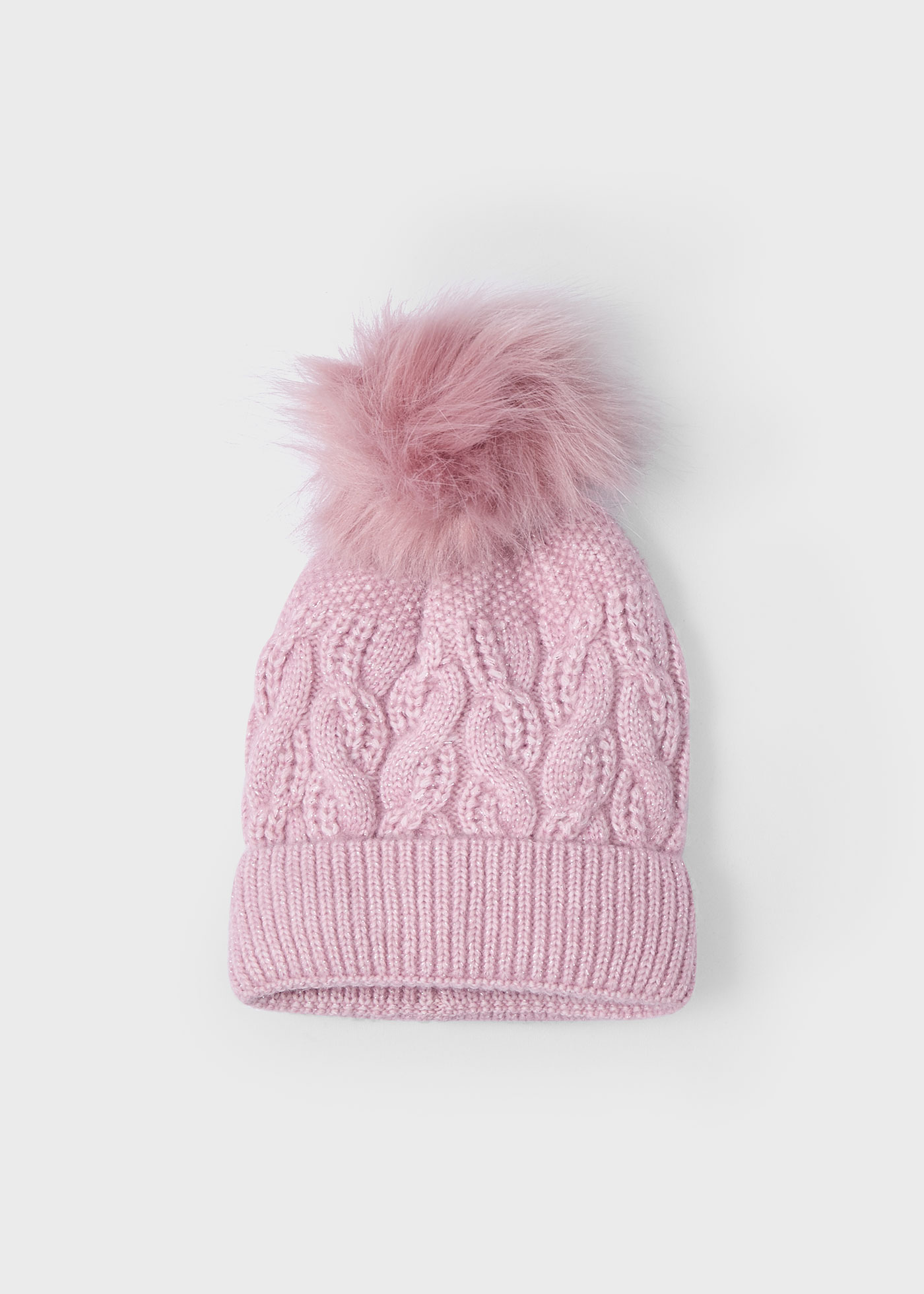 Gorro pompón niña