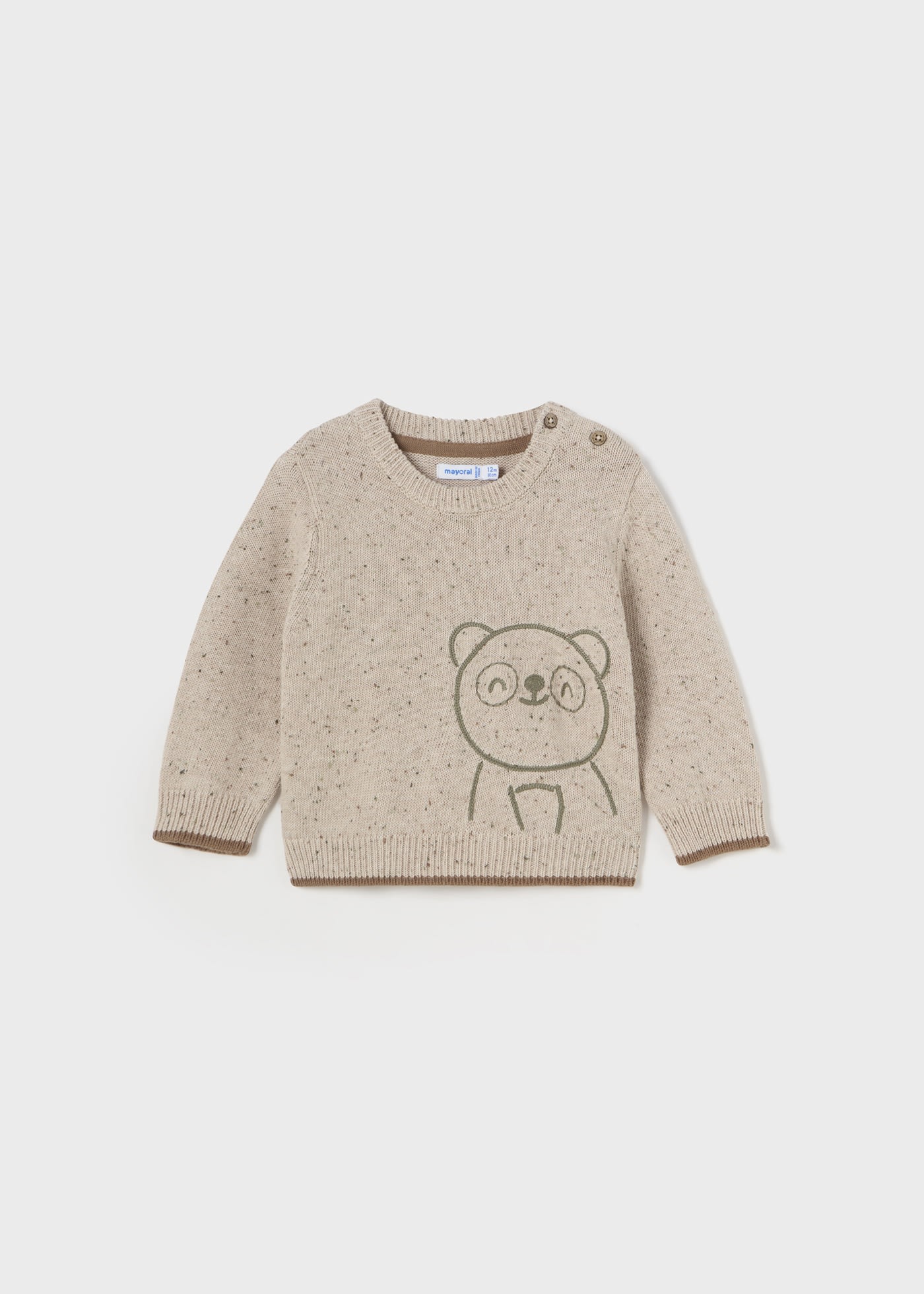 Maglione ricamo neonato