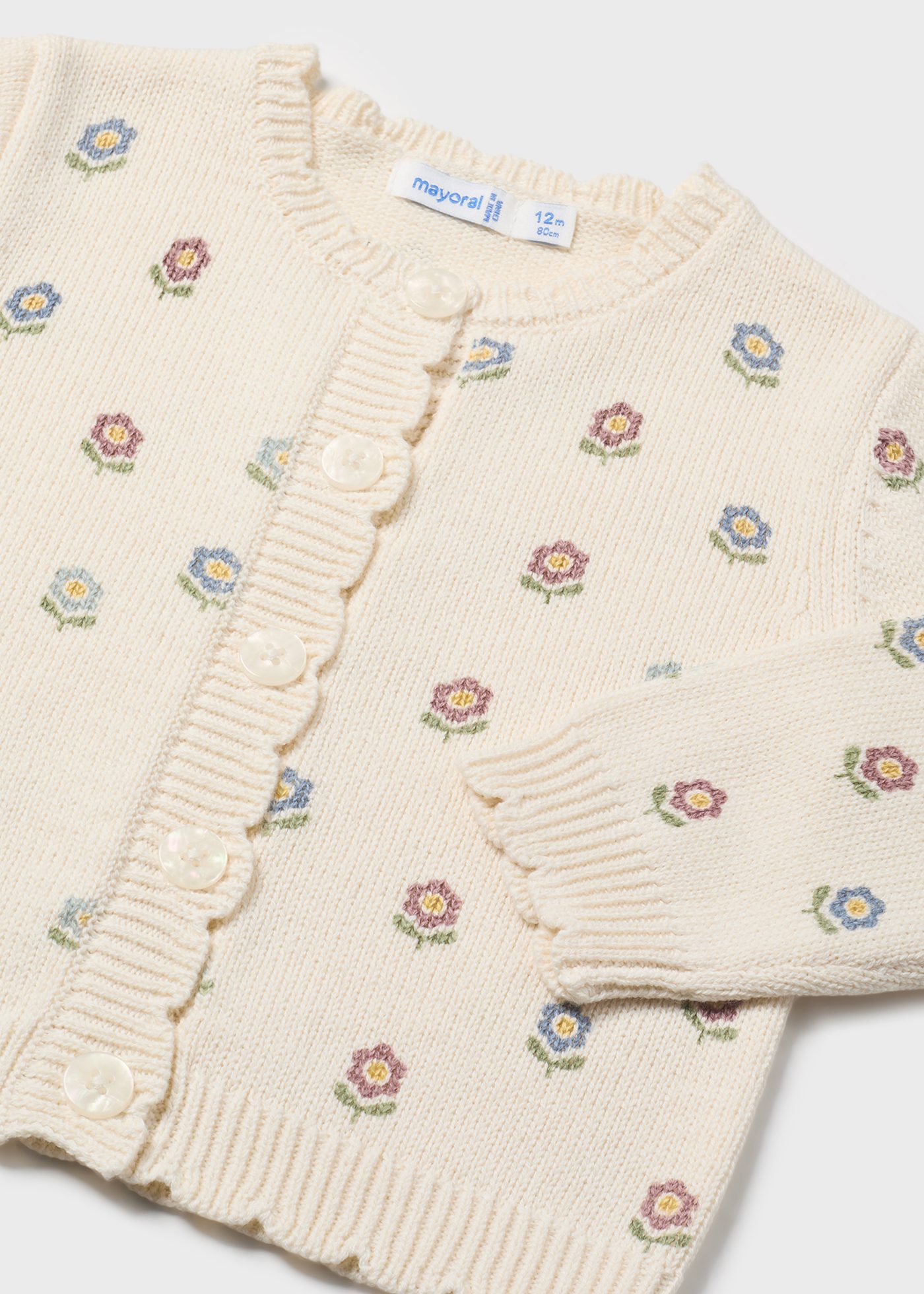 Baby Print Tricot Cardigan