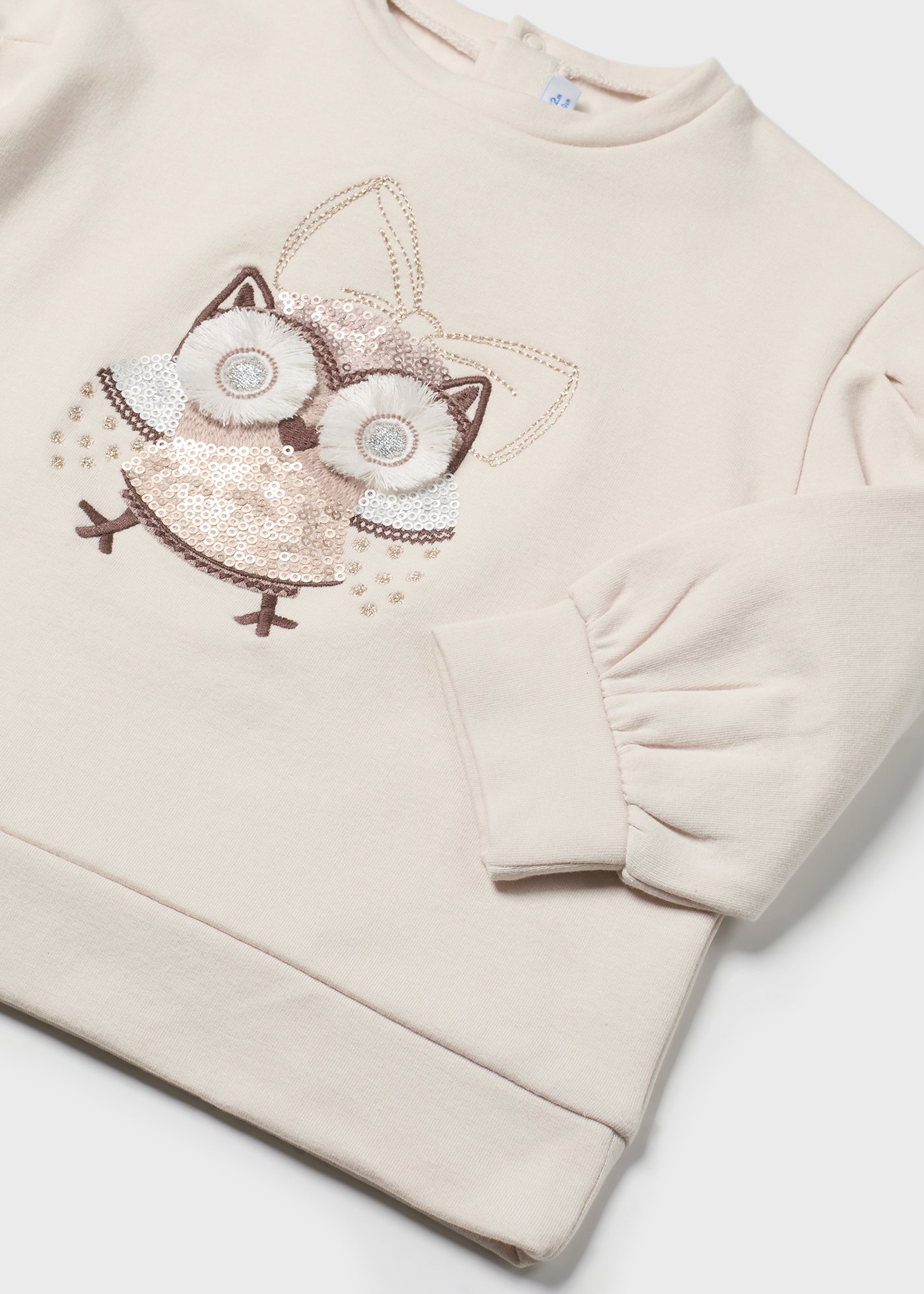 Baby Owl Appliqué Jumper